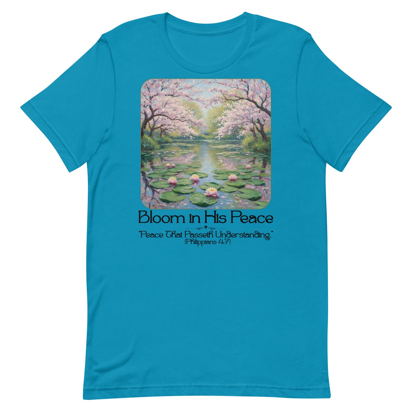 Bloom in his Peace Unisex t-shirt