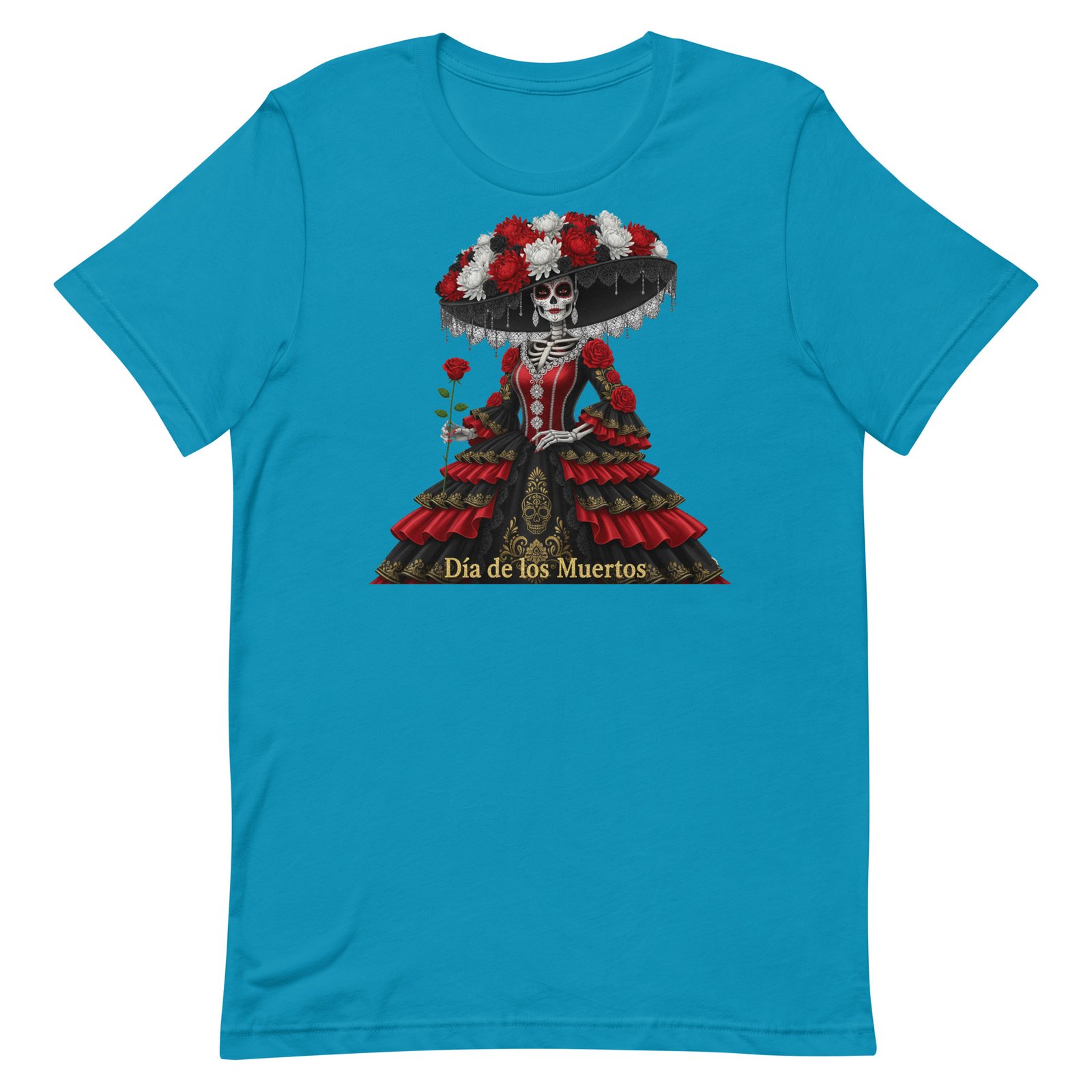 Catrina Dia de los Muertos Unisex t-shirt