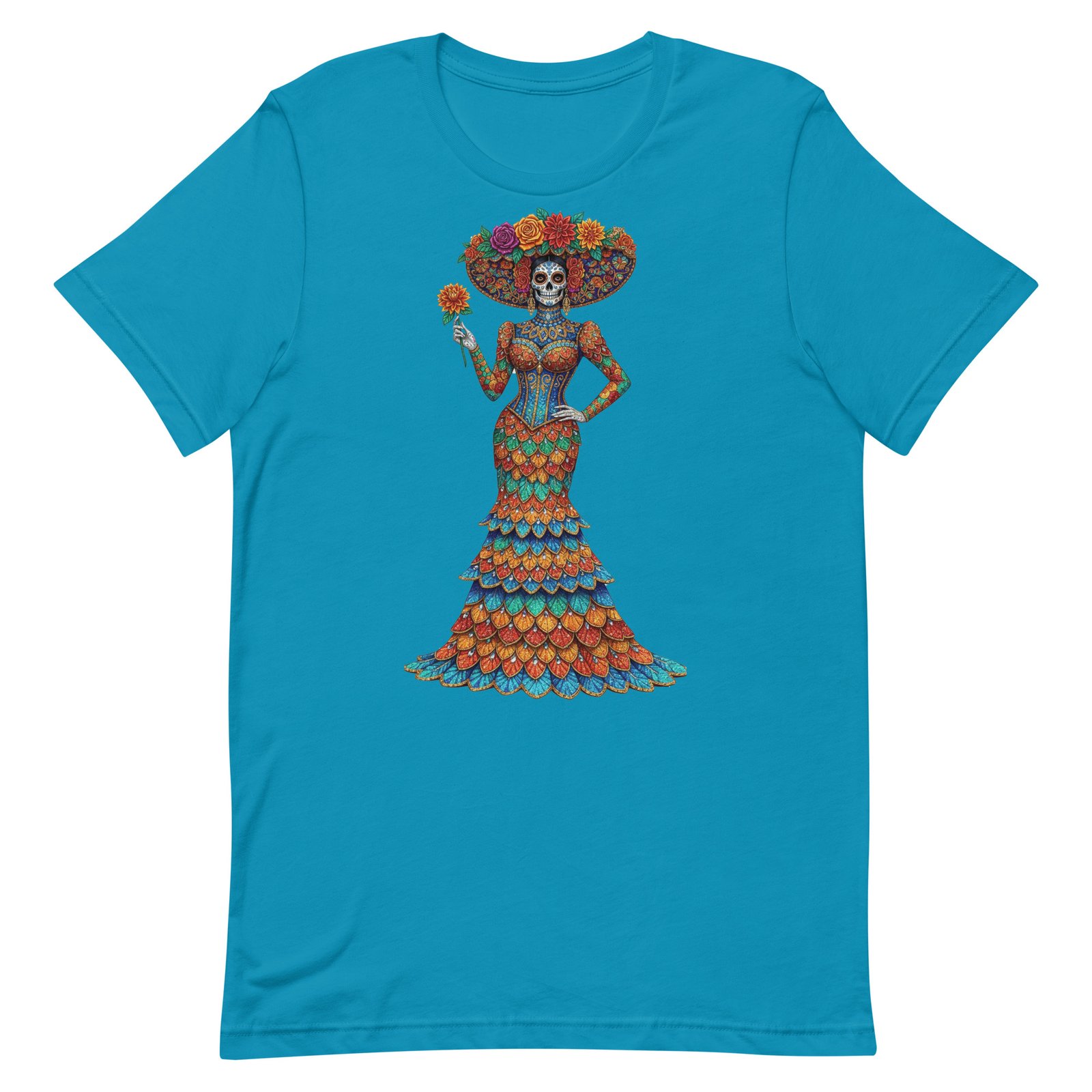 Catrina Dia de los Muertos Unisex t-shirt