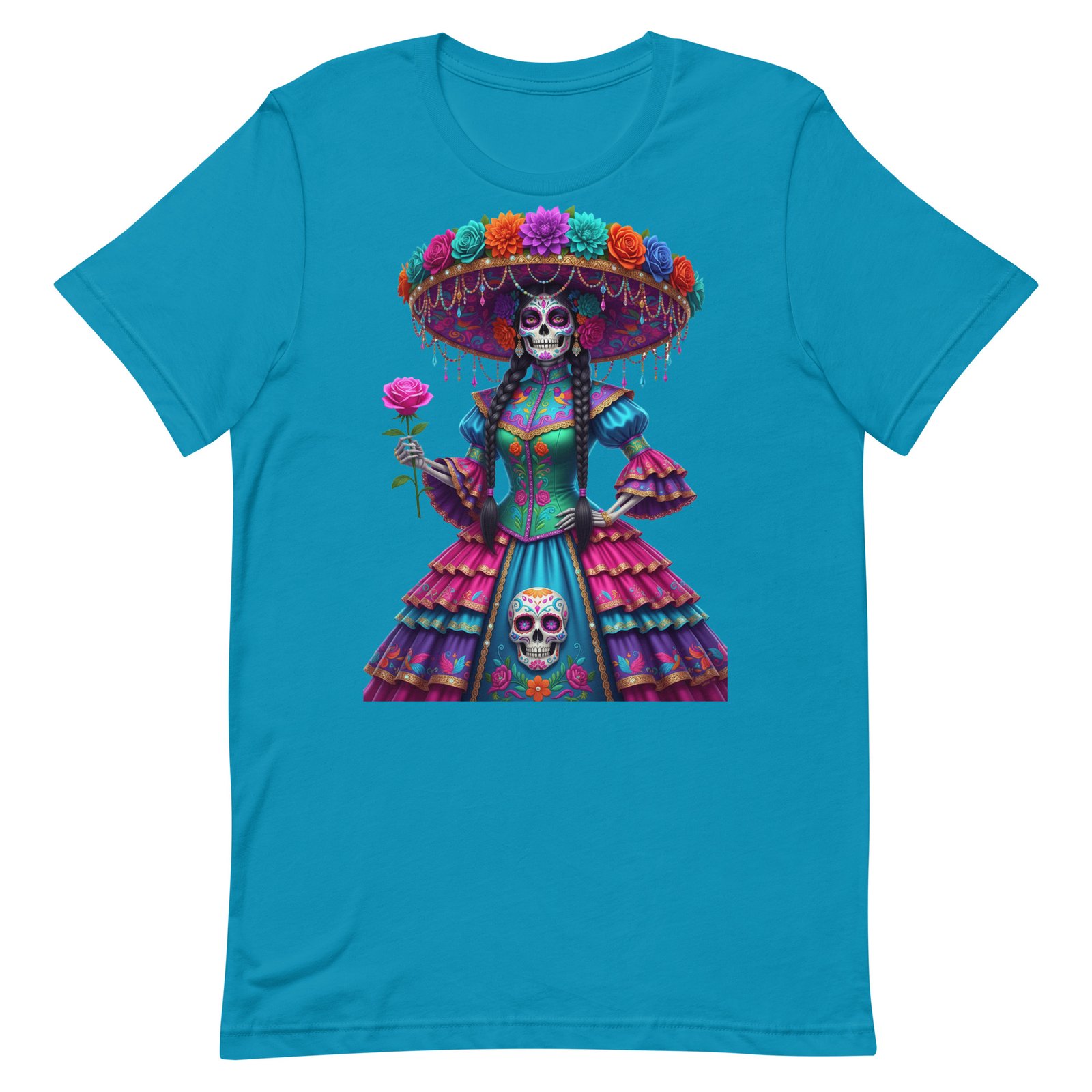 Catrina Dia de los Muertos Unisex t-shirt
