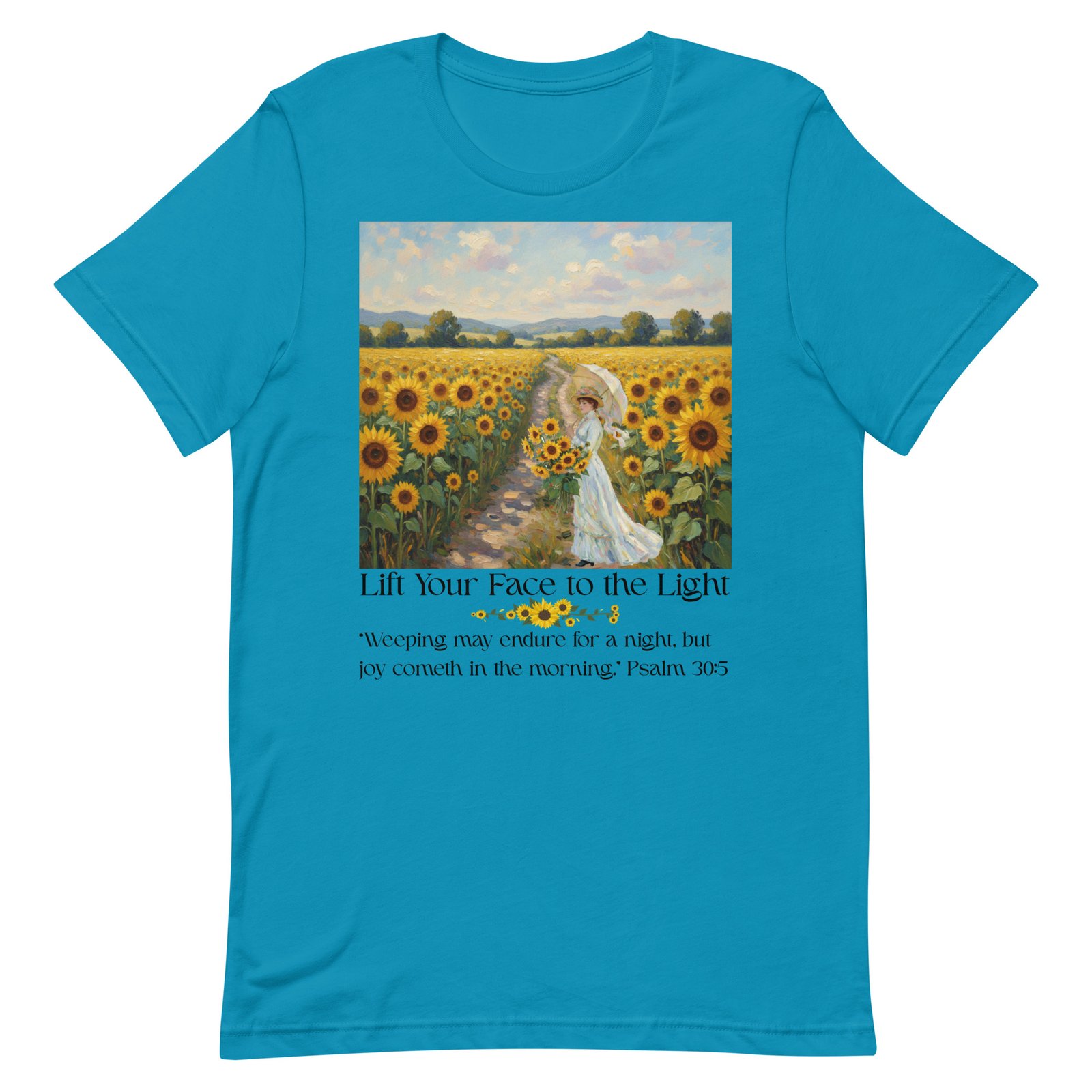 Lift your face to the light-Unisex t-shirt