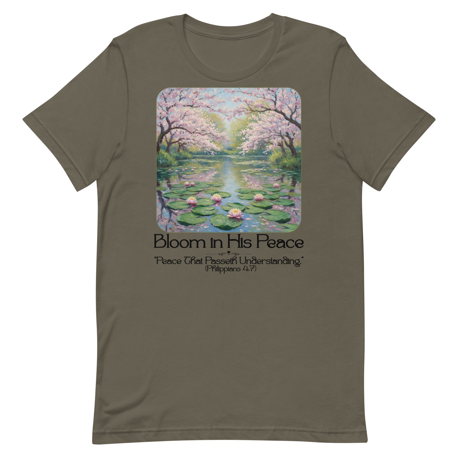 Bloom in his Peace Unisex t-shirt - Image 2