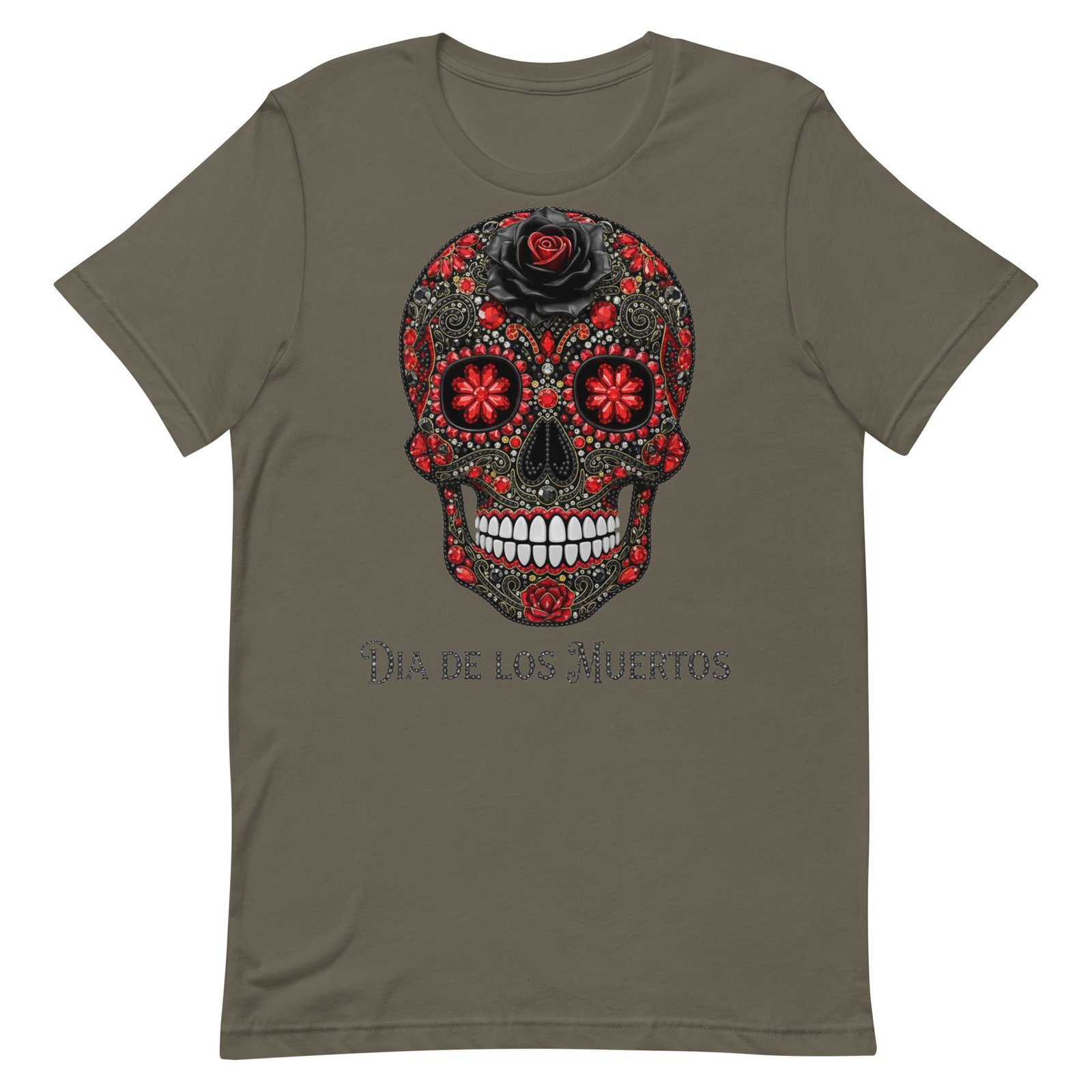Dia de los Muertos Skull Unisex t-shirt - Image 2