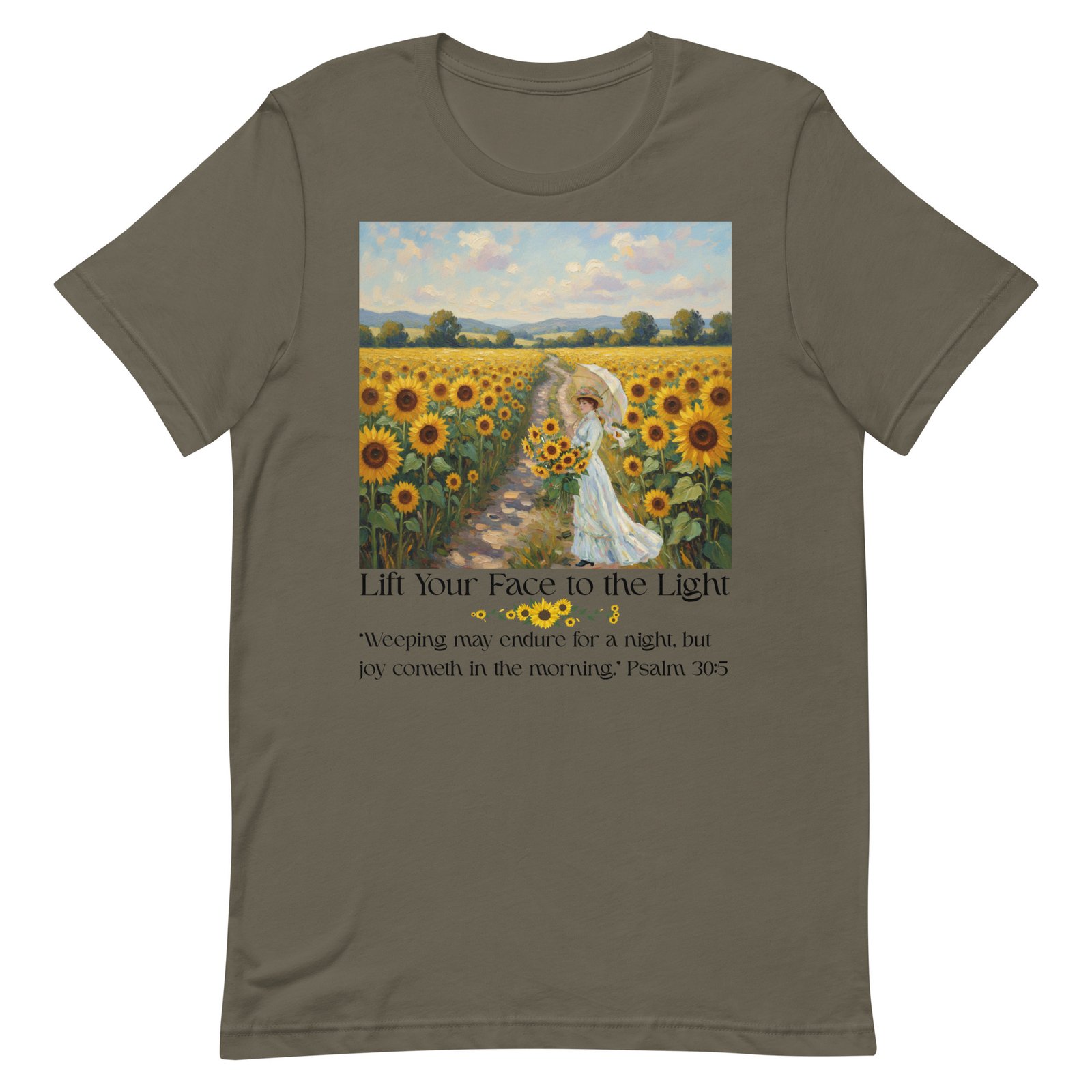 Lift your face to the light-Unisex t-shirt - Image 2