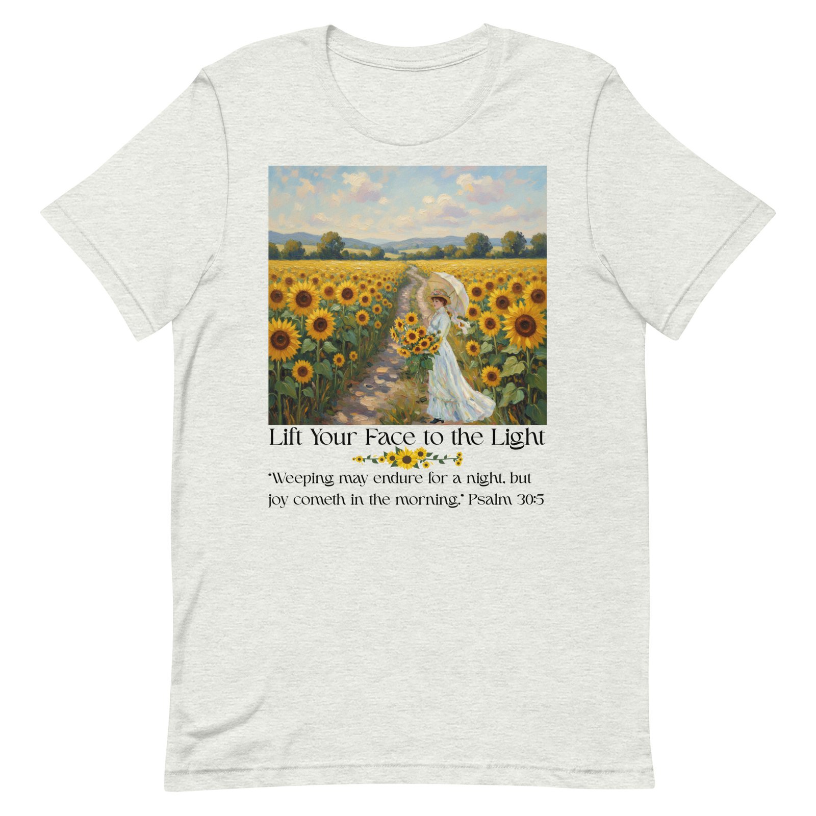 Lift your face to the light-Unisex t-shirt - Image 3