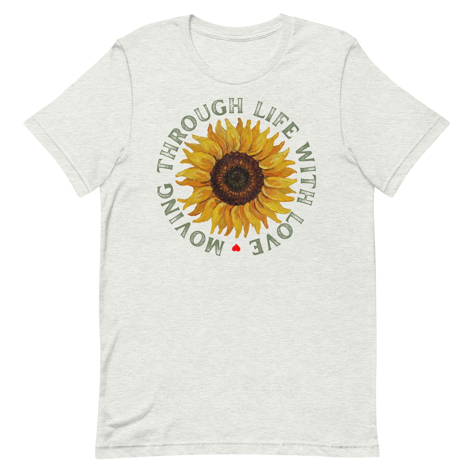 Moving through life with love Unisex t-shirt - Image 3