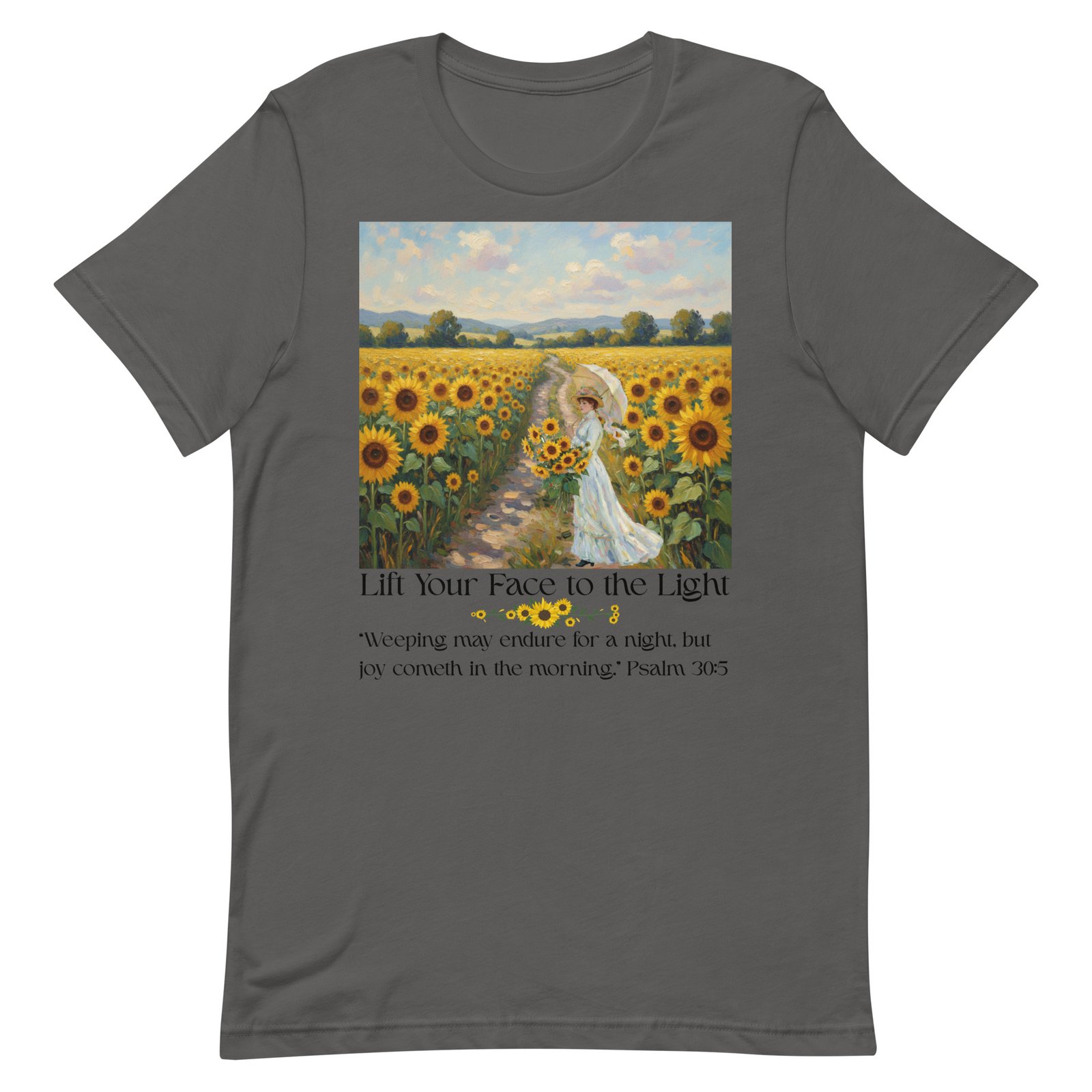 Lift your face to the light-Unisex t-shirt - Image 4