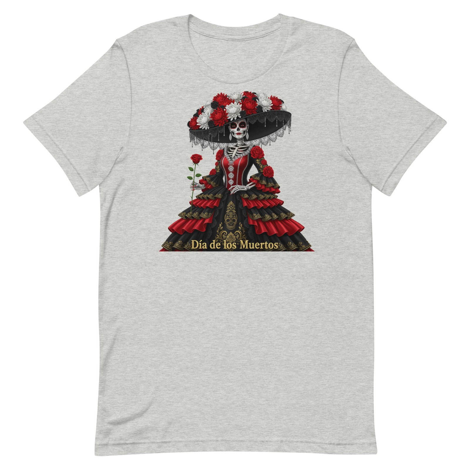 Catrina Dia de los Muertos Unisex t-shirt - Image 5
