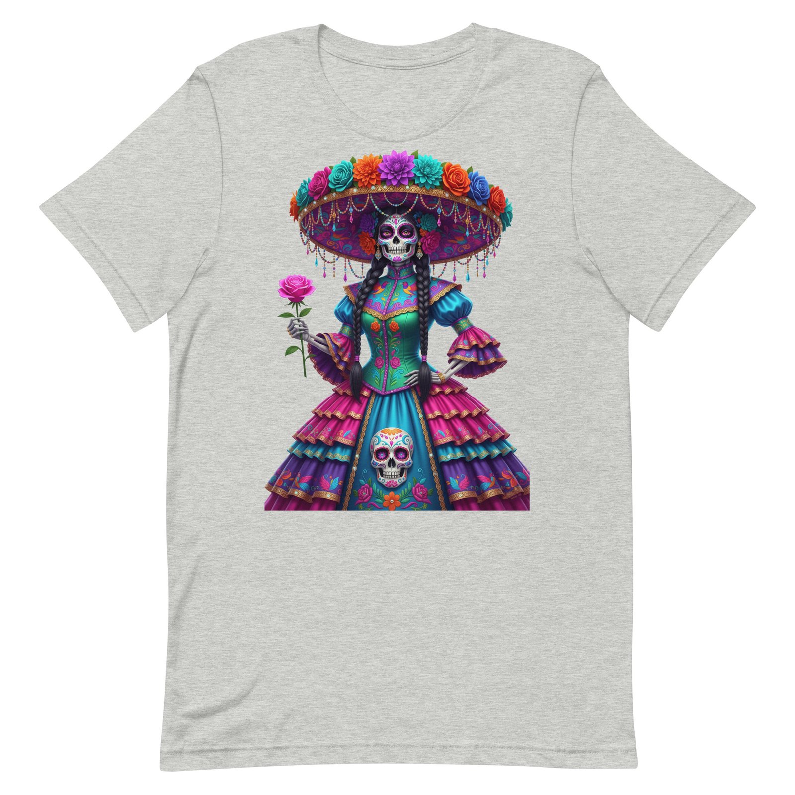 Catrina Dia de los Muertos Unisex t-shirt - Image 5
