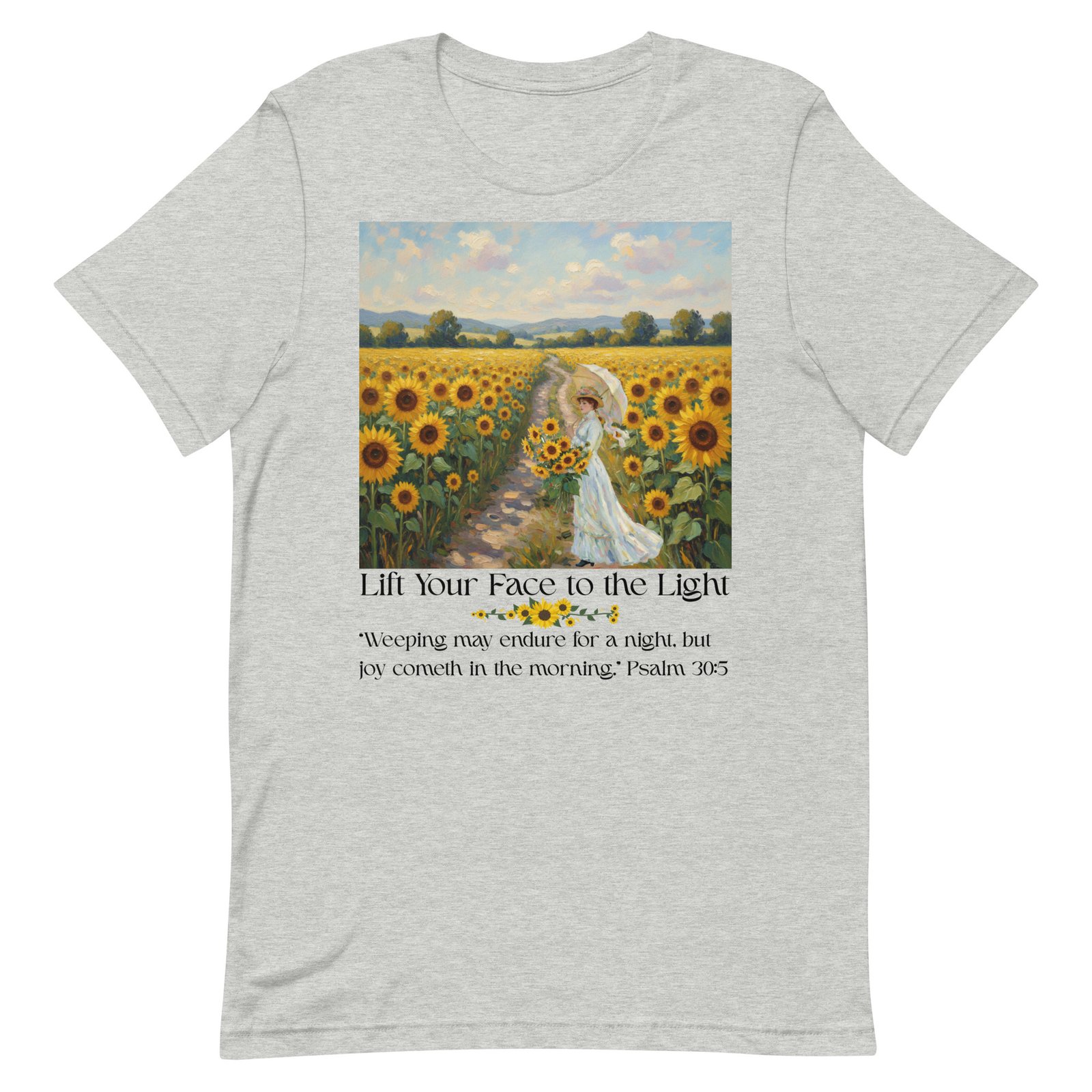 Lift your face to the light-Unisex t-shirt - Image 5