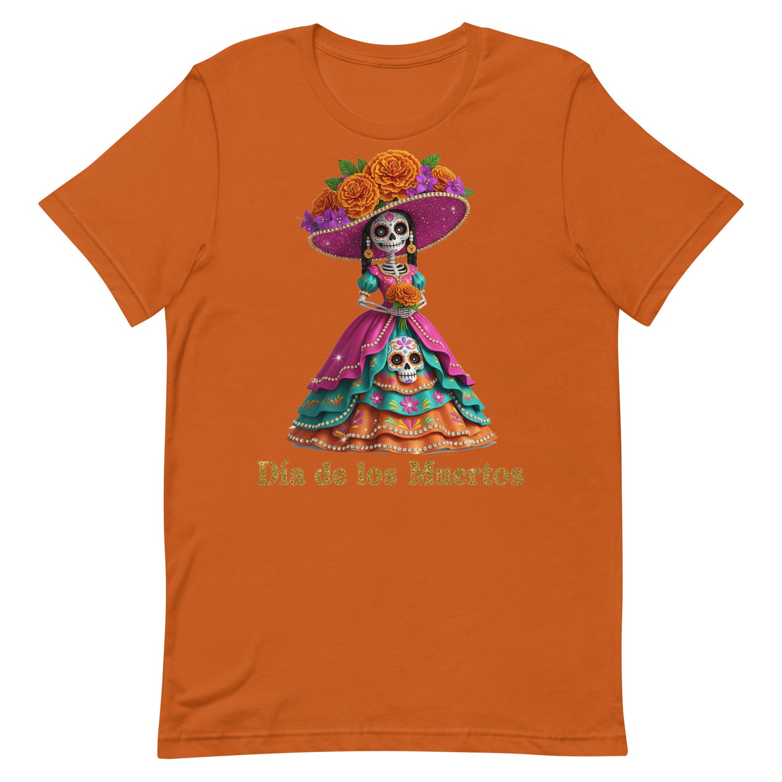 Dia de los Muertos Catrina Unisex t-shirt - Image 6