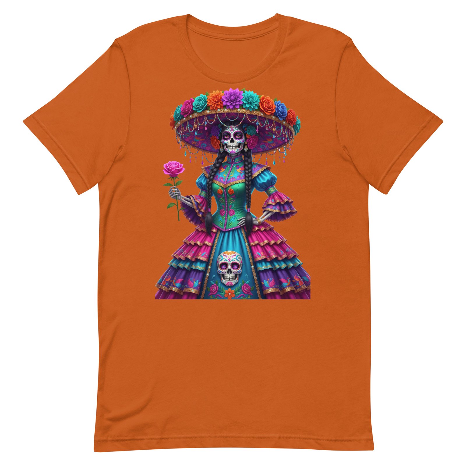 Catrina Dia de los Muertos Unisex t-shirt - Image 6