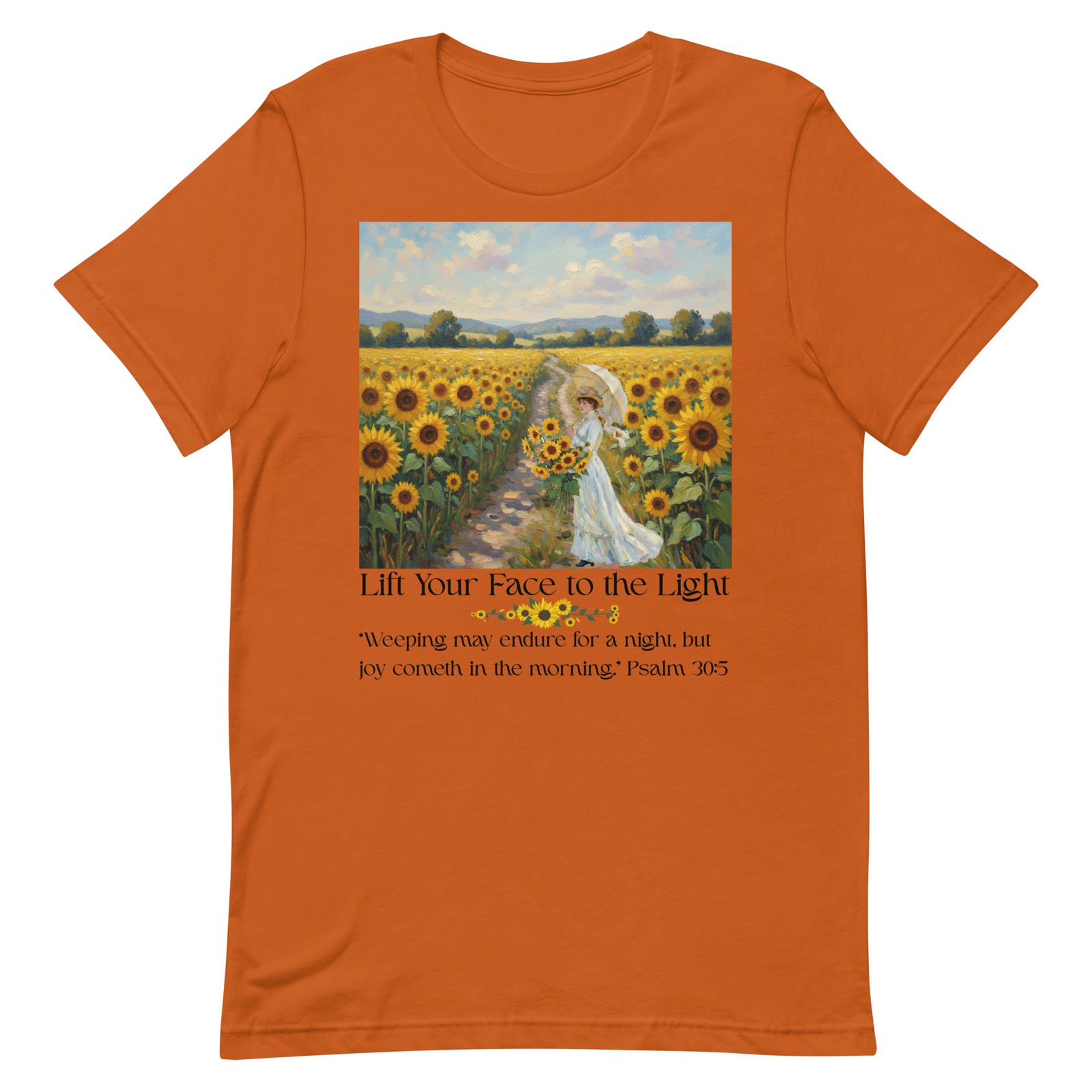 Lift your face to the light-Unisex t-shirt - Image 6