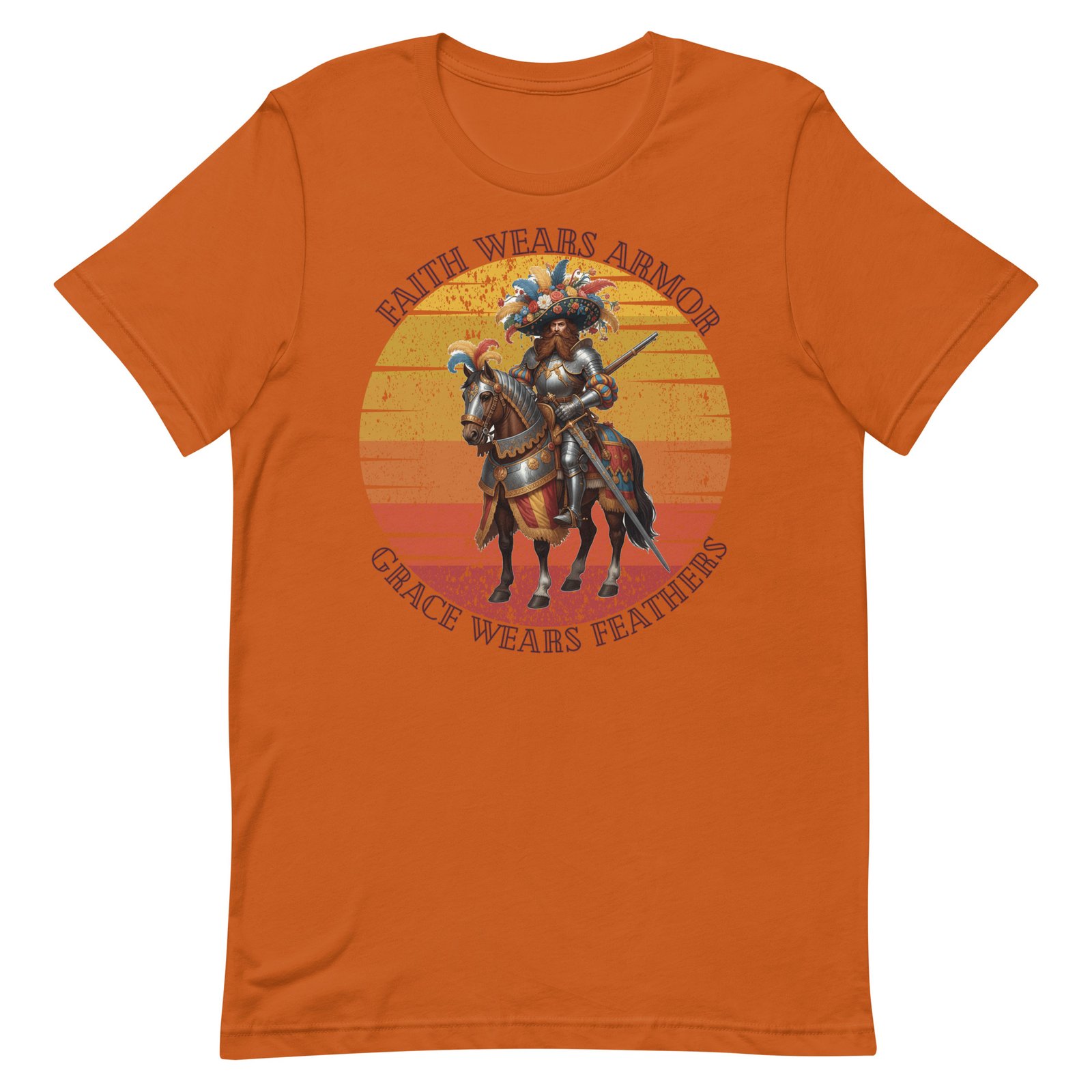 Armored and feathered Unisex t-shirt - Image 6