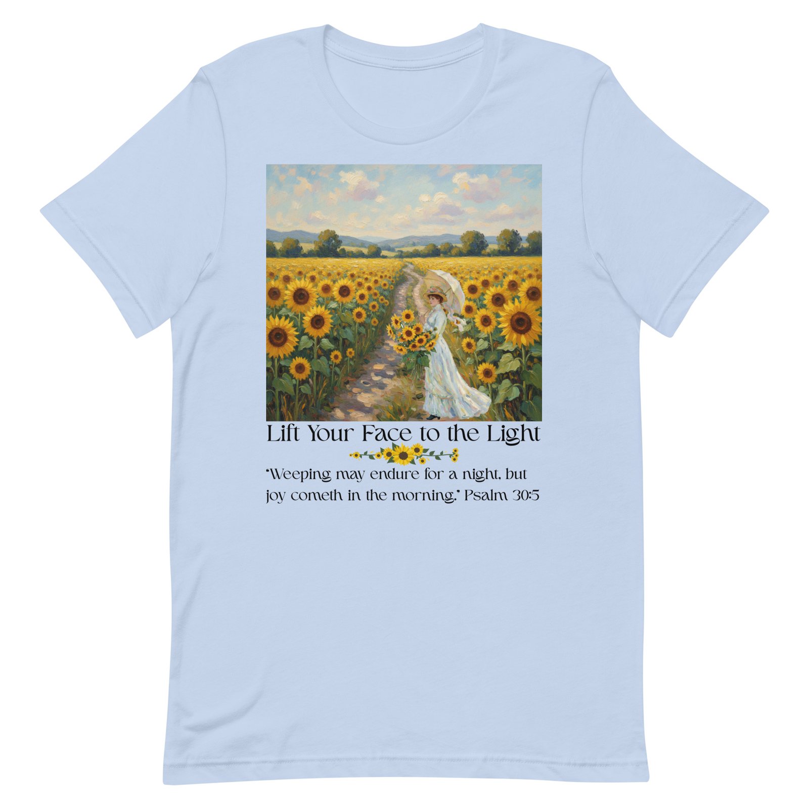 Lift your face to the light-Unisex t-shirt - Image 7