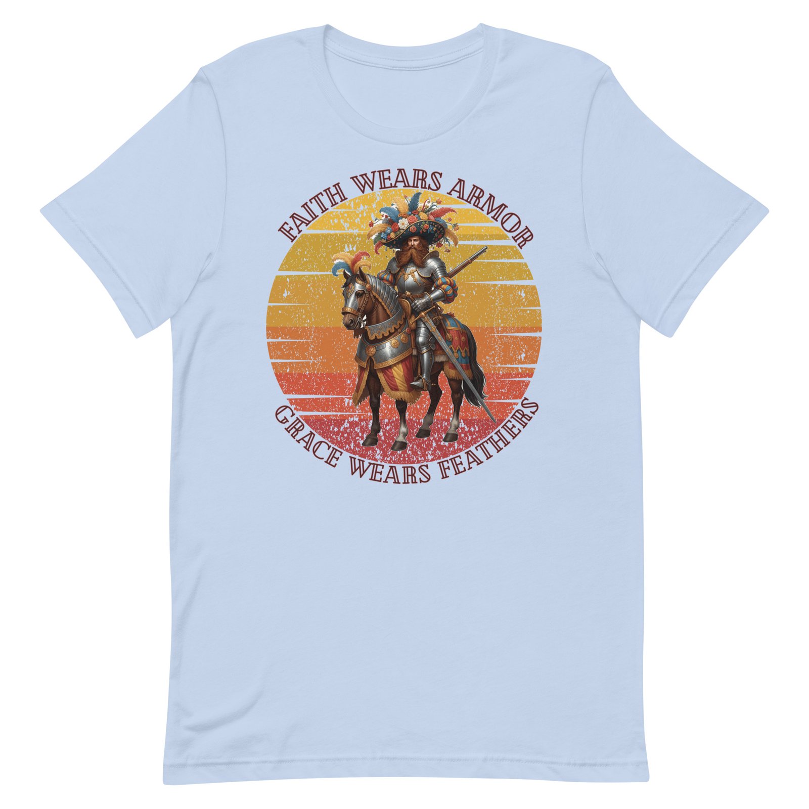 Armored and feathered Unisex t-shirt - Image 7