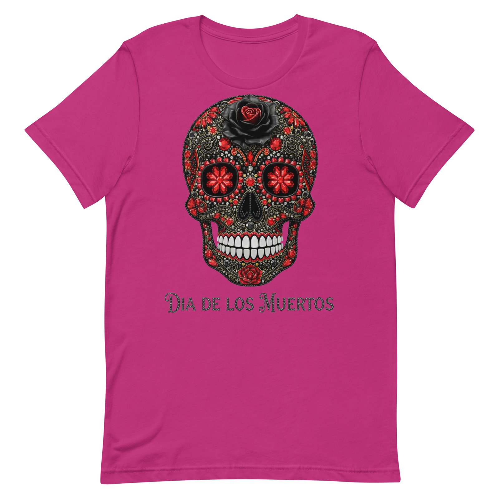 Dia de los Muertos Skull Unisex t-shirt - Image 8