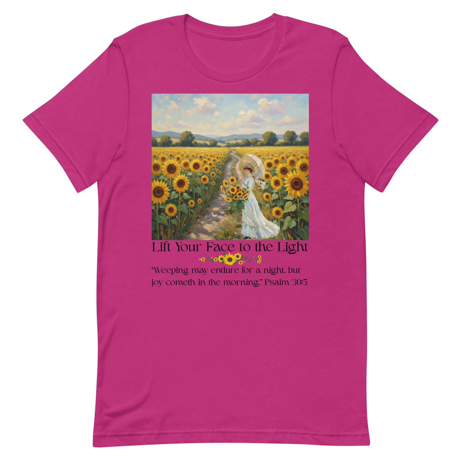Lift your face to the light-Unisex t-shirt - Image 8