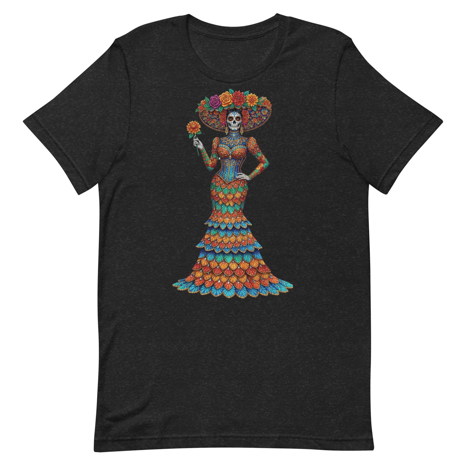 Catrina Dia de los Muertos Unisex t-shirt - Image 10