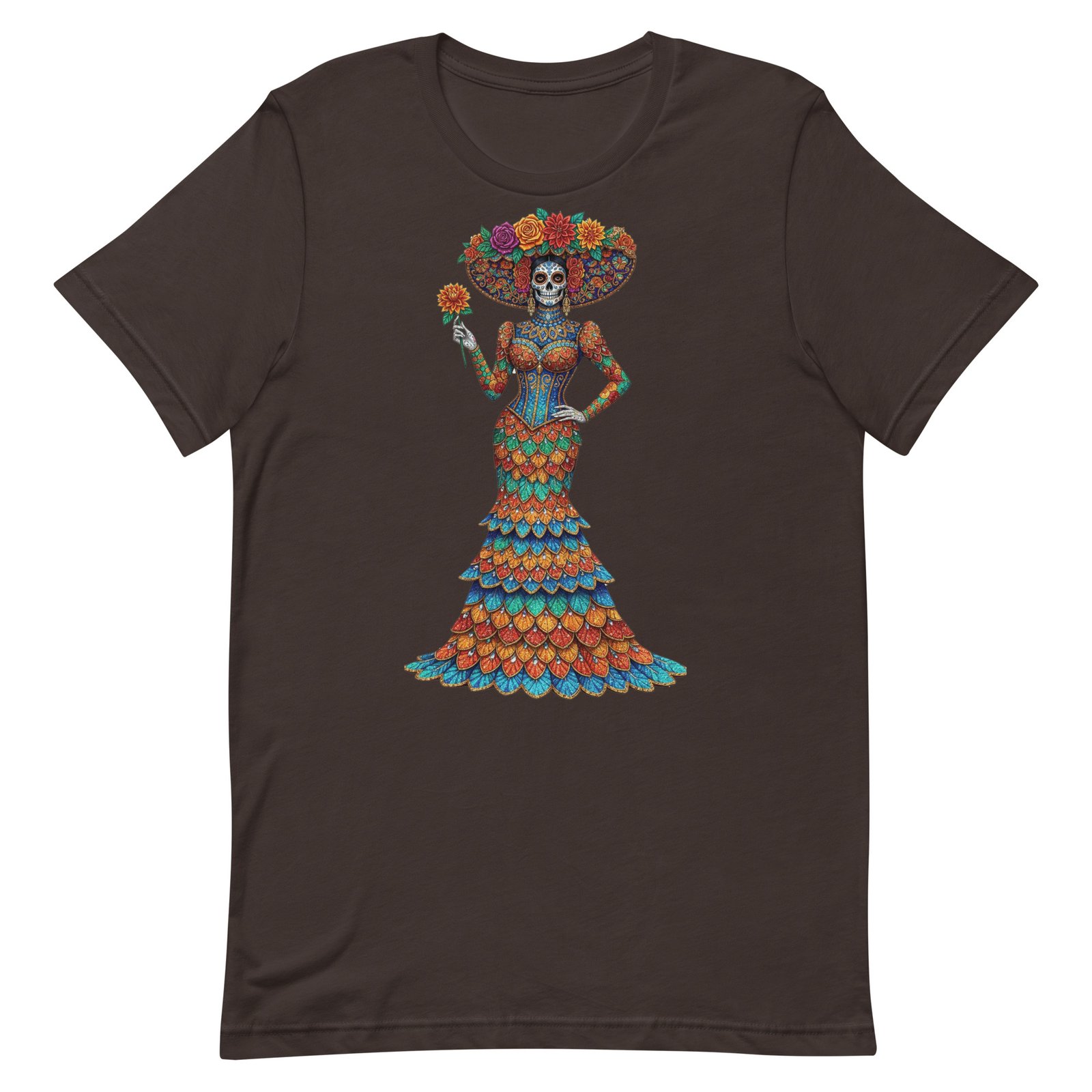 Catrina Dia de los Muertos Unisex t-shirt - Image 11