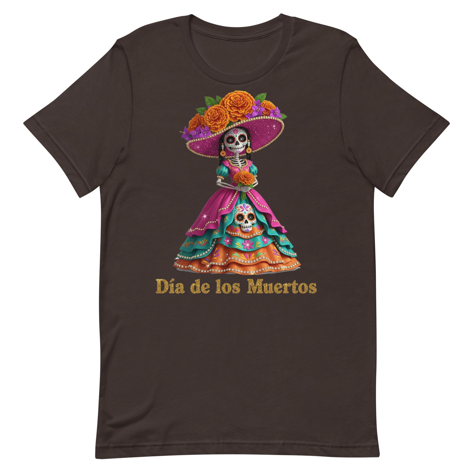 Dia de los Muertos Catrina Unisex t-shirt - Image 11