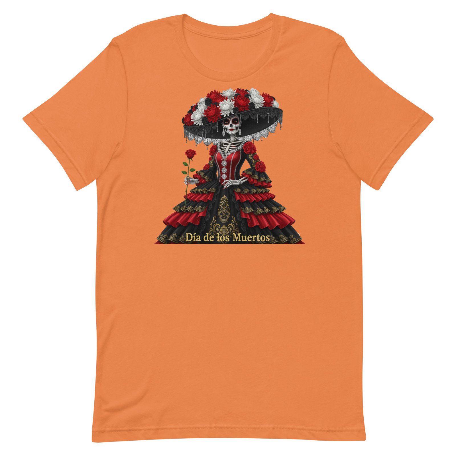 Catrina Dia de los Muertos Unisex t-shirt - Image 12