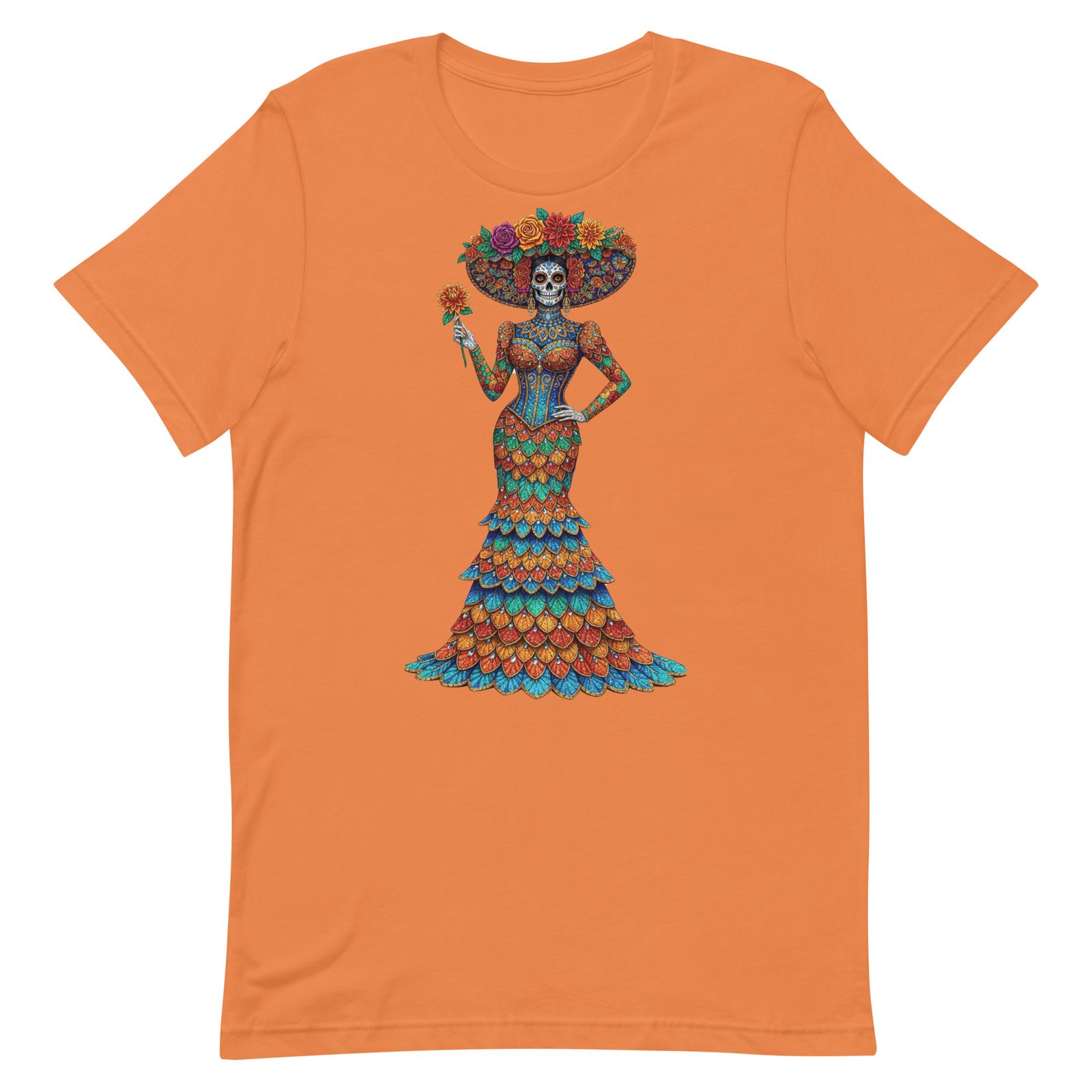 Catrina Dia de los Muertos Unisex t-shirt - Image 12