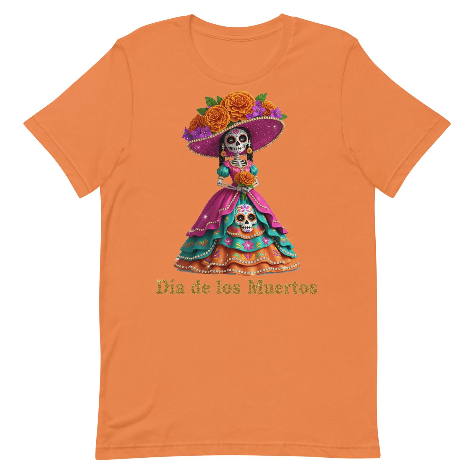 Dia de los Muertos Catrina Unisex t-shirt - Image 12