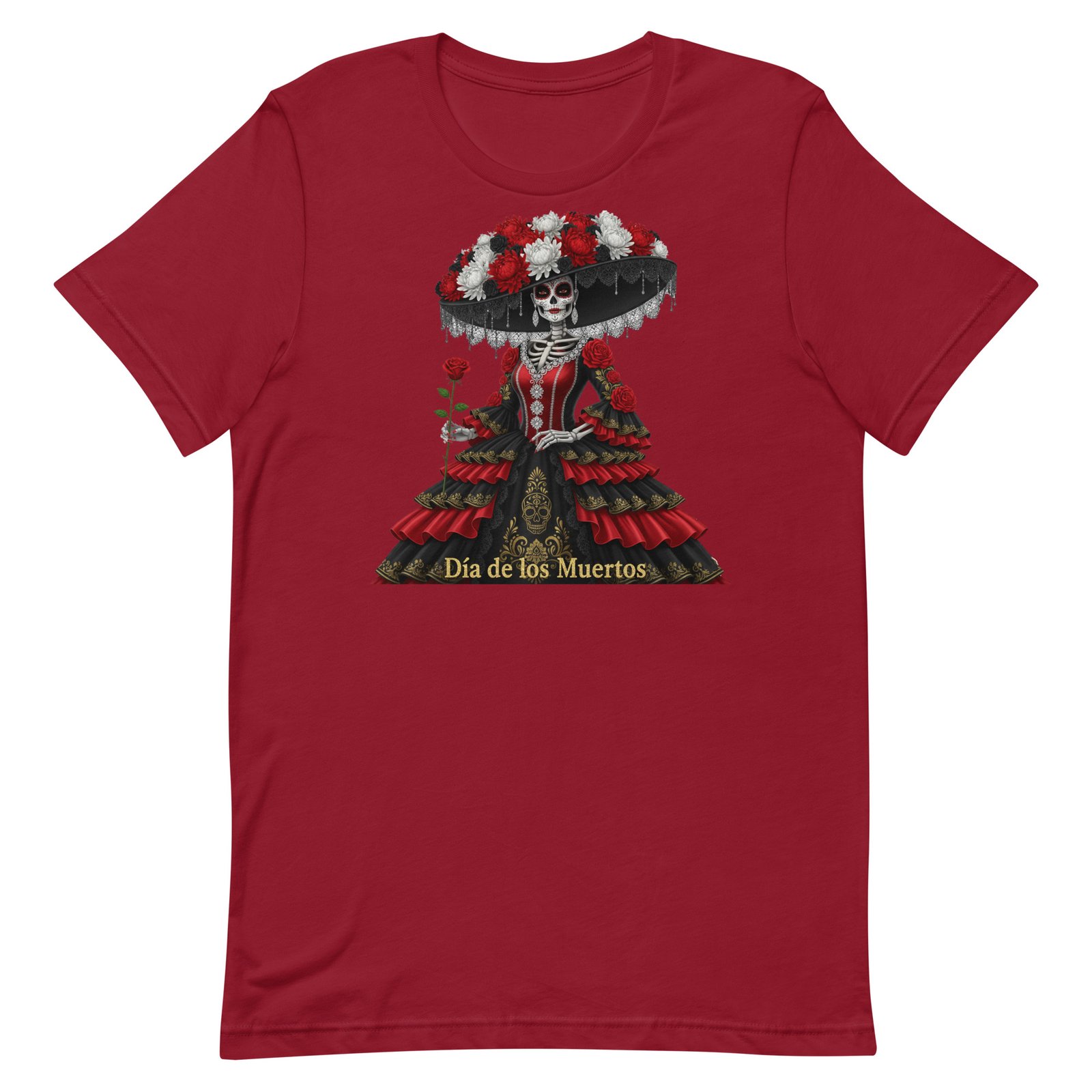 Catrina Dia de los Muertos Unisex t-shirt - Image 13