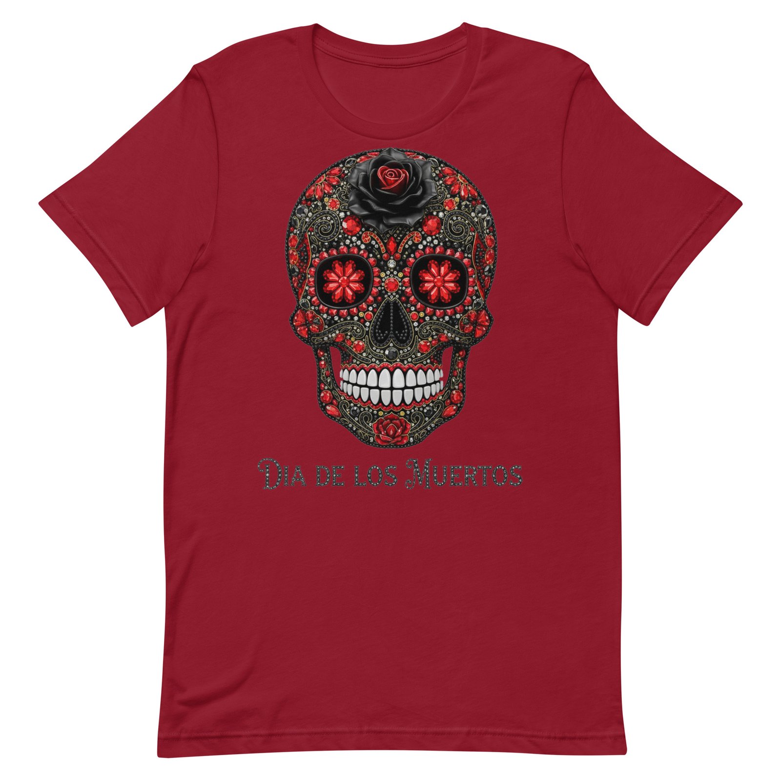 Dia de los Muertos Skull Unisex t-shirt - Image 13