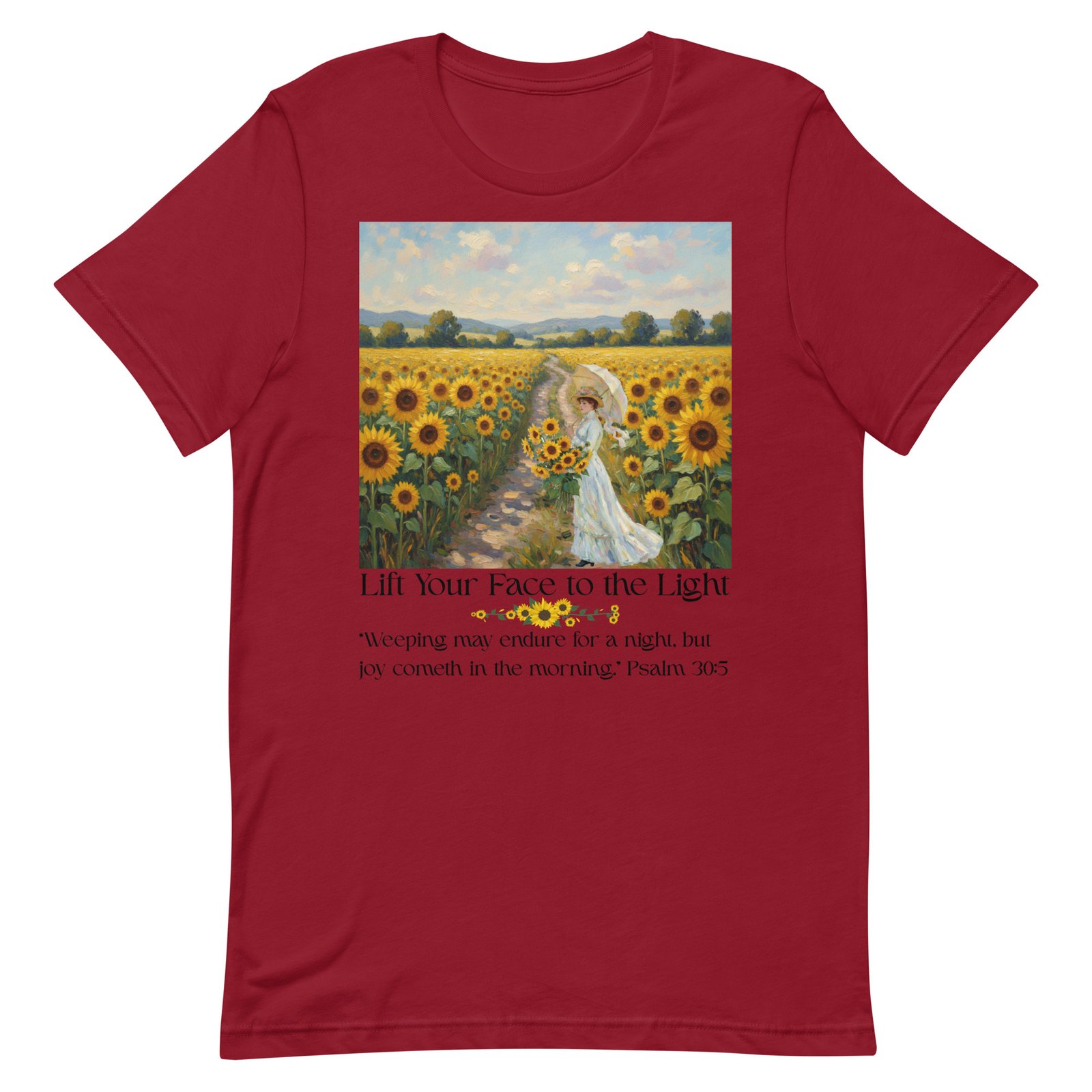 Lift your face to the light-Unisex t-shirt - Image 13