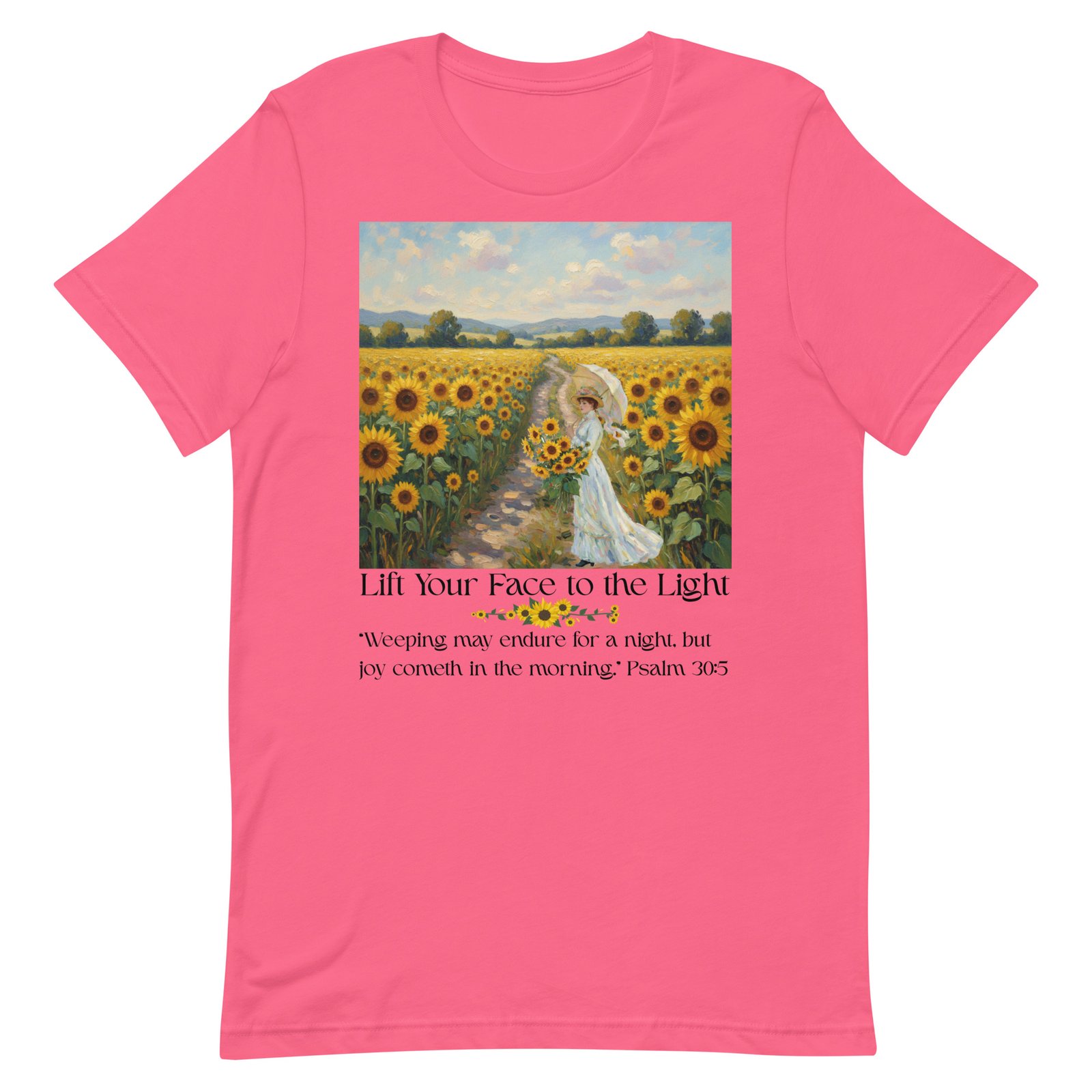 Lift your face to the light-Unisex t-shirt - Image 79
