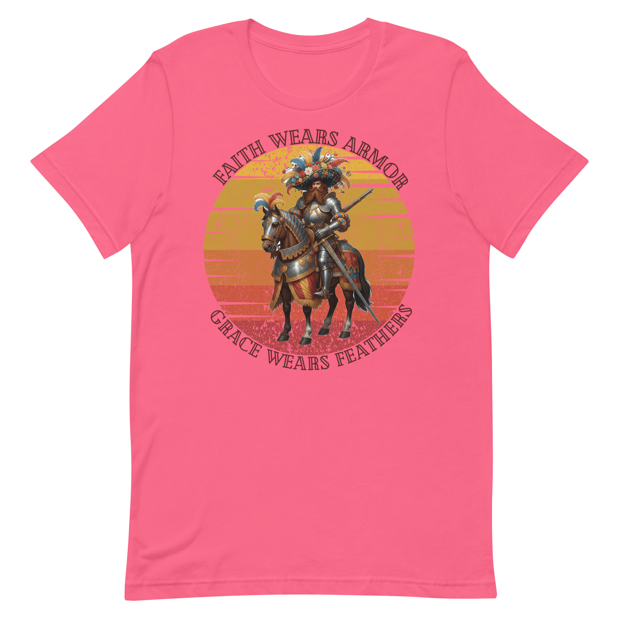 Armored and feathered Unisex t-shirt - Image 79