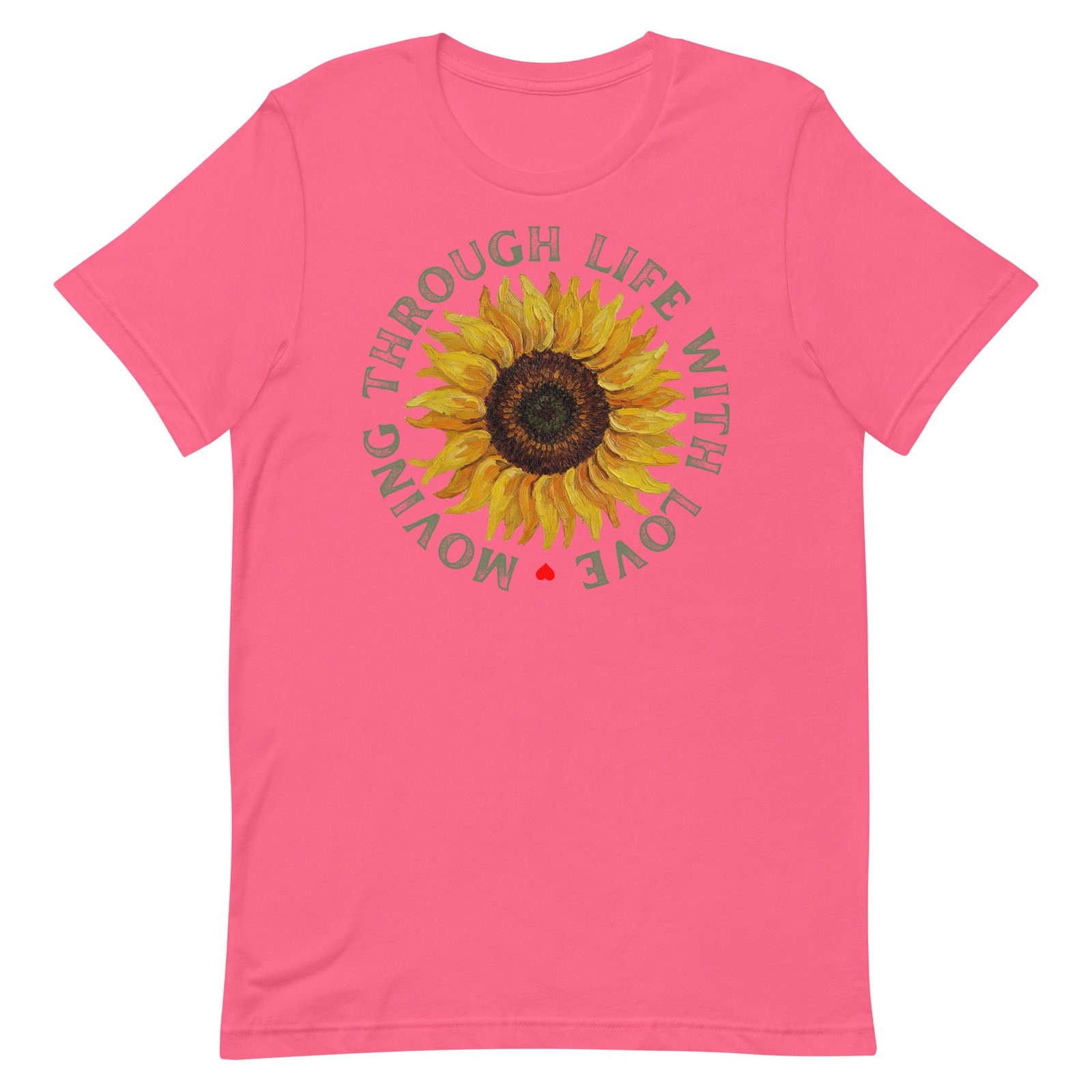 Moving through life with love Unisex t-shirt - Image 79