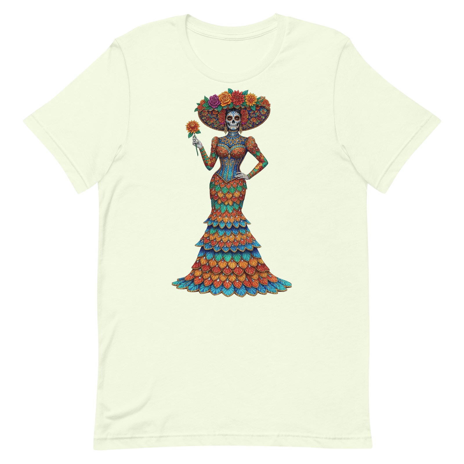 Catrina Dia de los Muertos Unisex t-shirt - Image 14