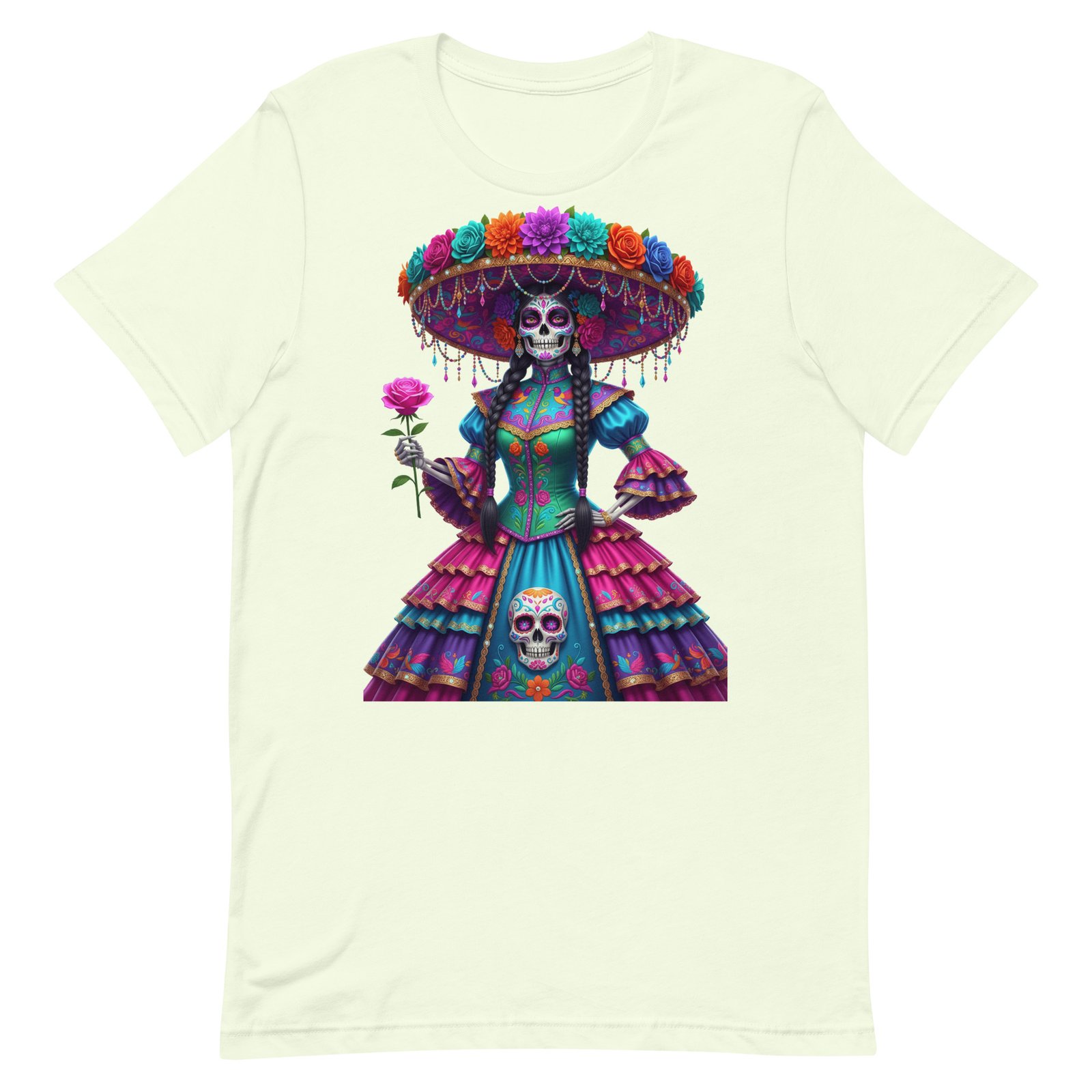 Catrina Dia de los Muertos Unisex t-shirt - Image 14