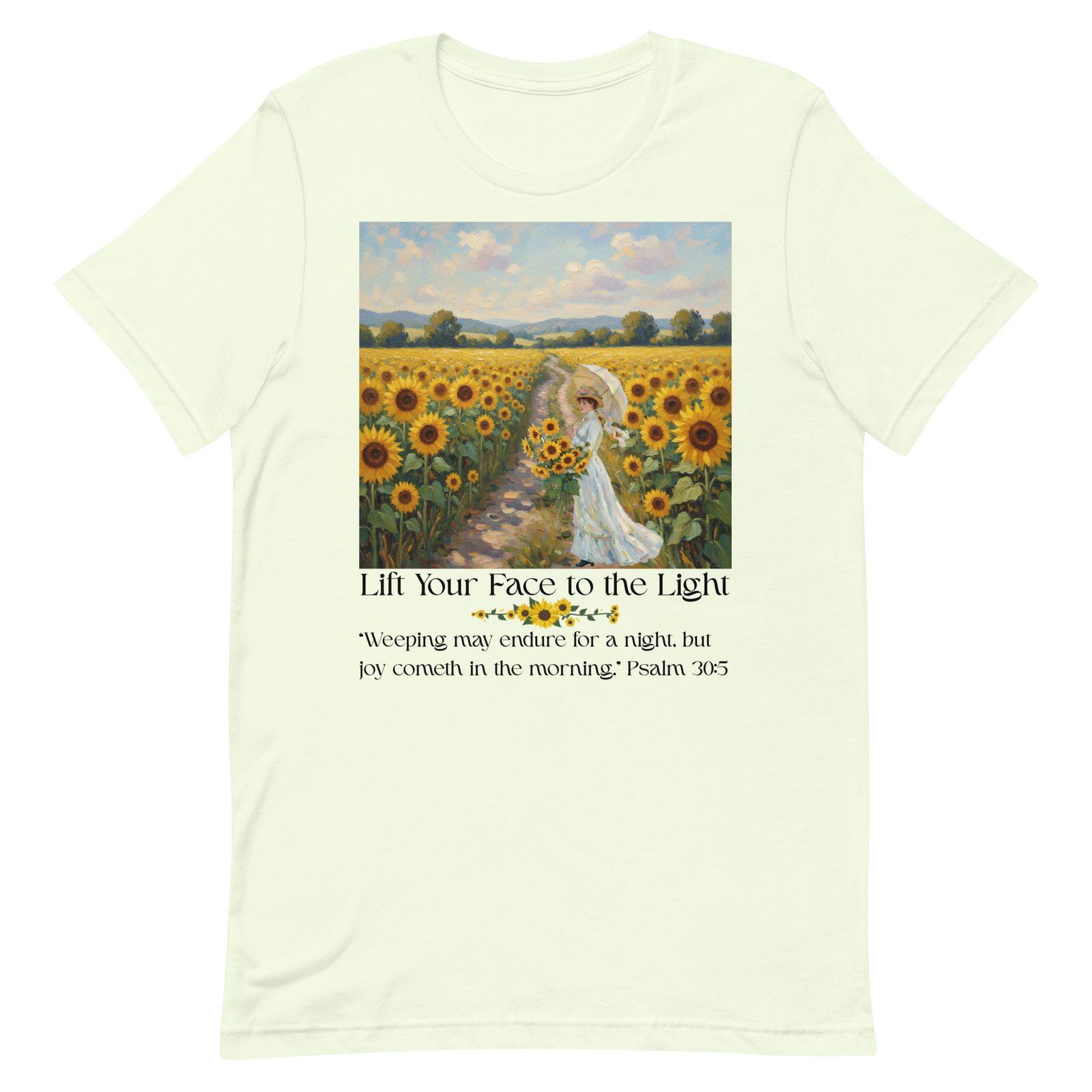 Lift your face to the light-Unisex t-shirt - Image 14