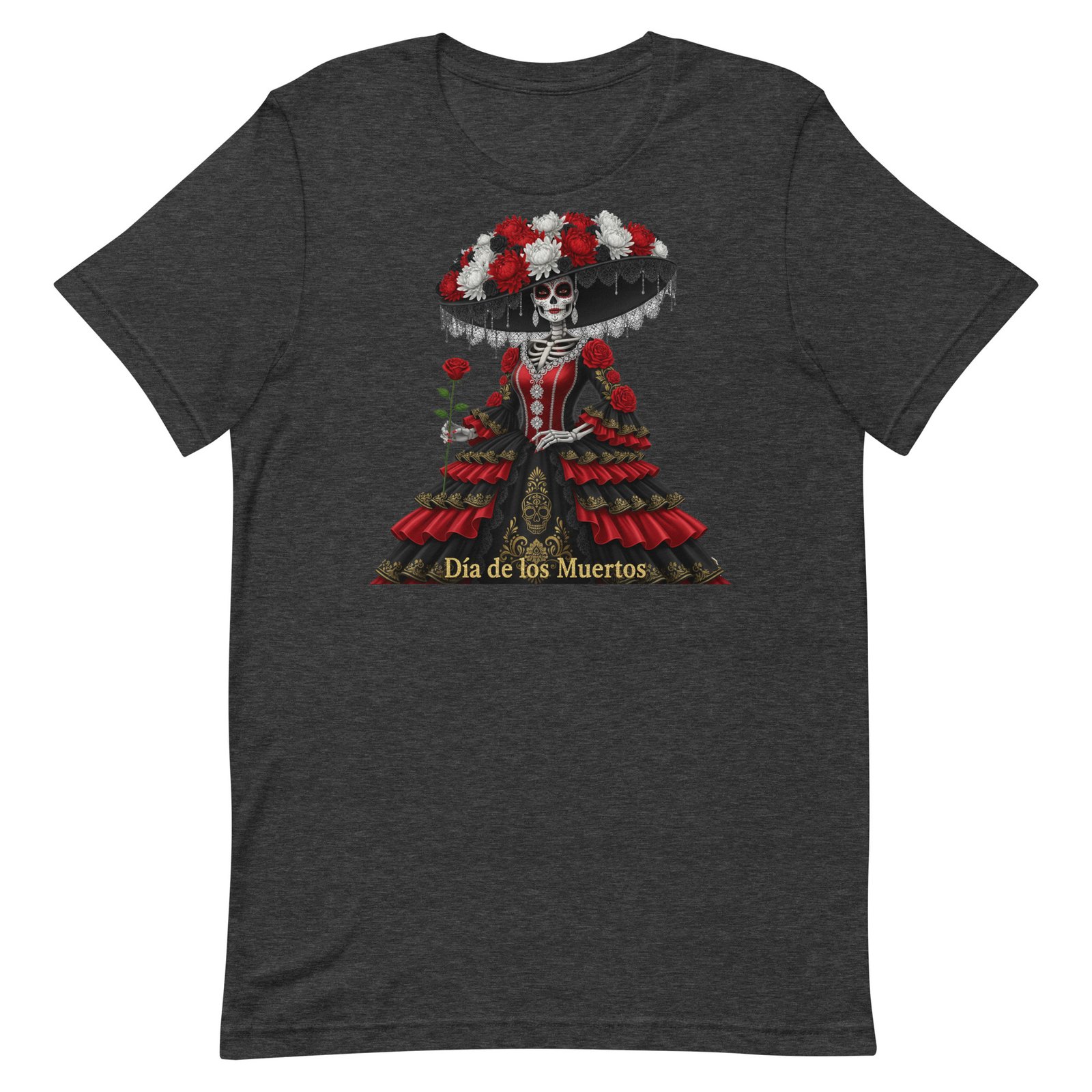 Catrina Dia de los Muertos Unisex t-shirt - Image 15