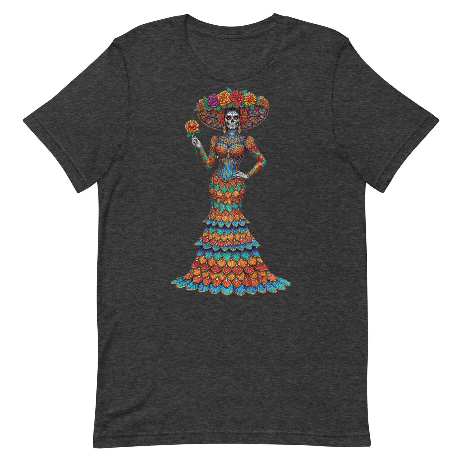 Catrina Dia de los Muertos Unisex t-shirt - Image 15