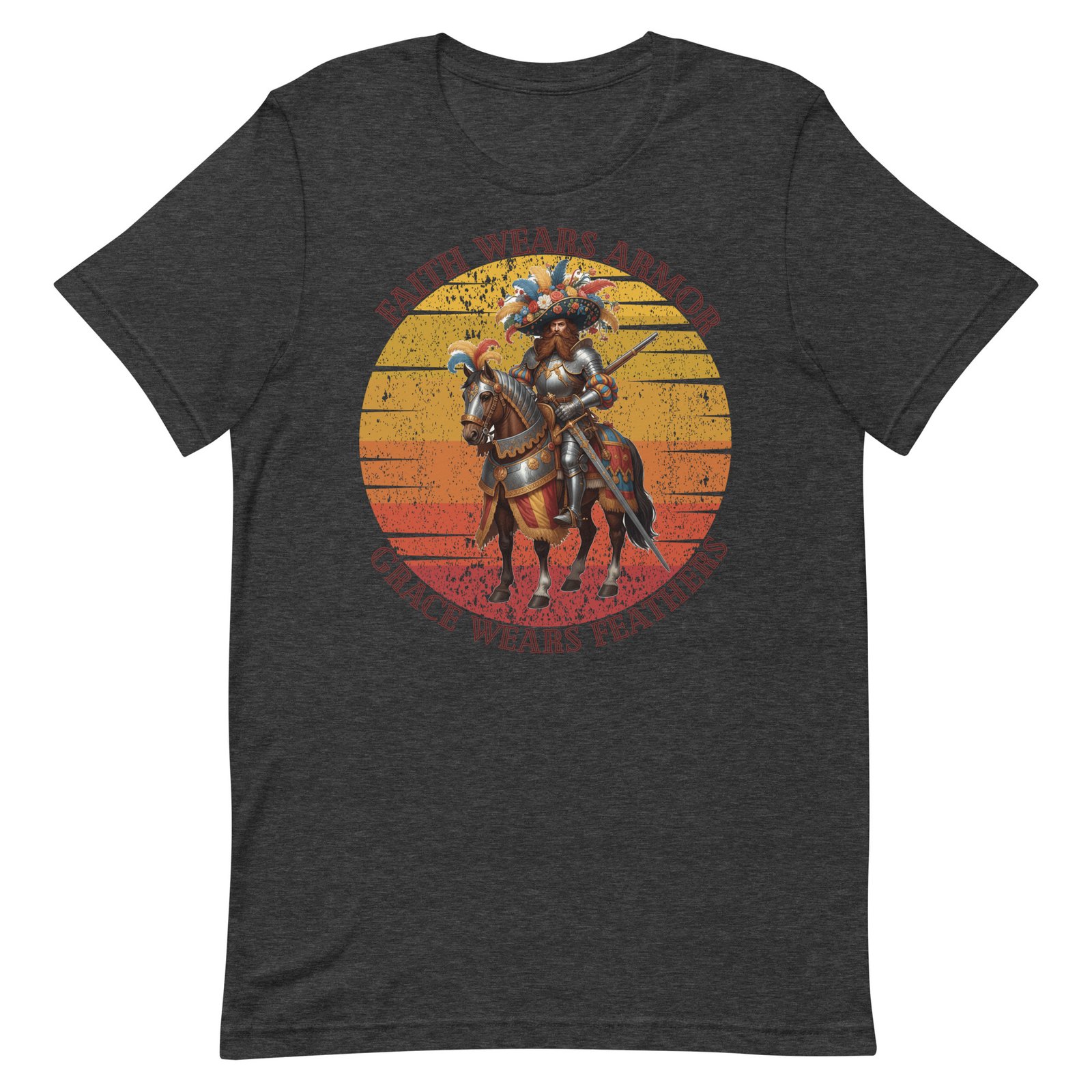Armored and feathered Unisex t-shirt - Image 15