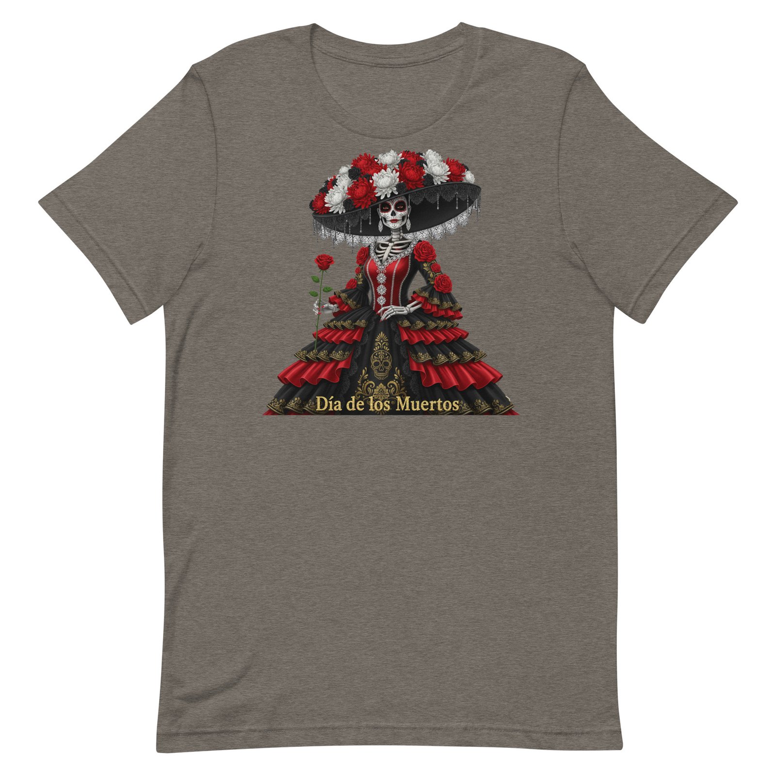 Catrina Dia de los Muertos Unisex t-shirt - Image 91