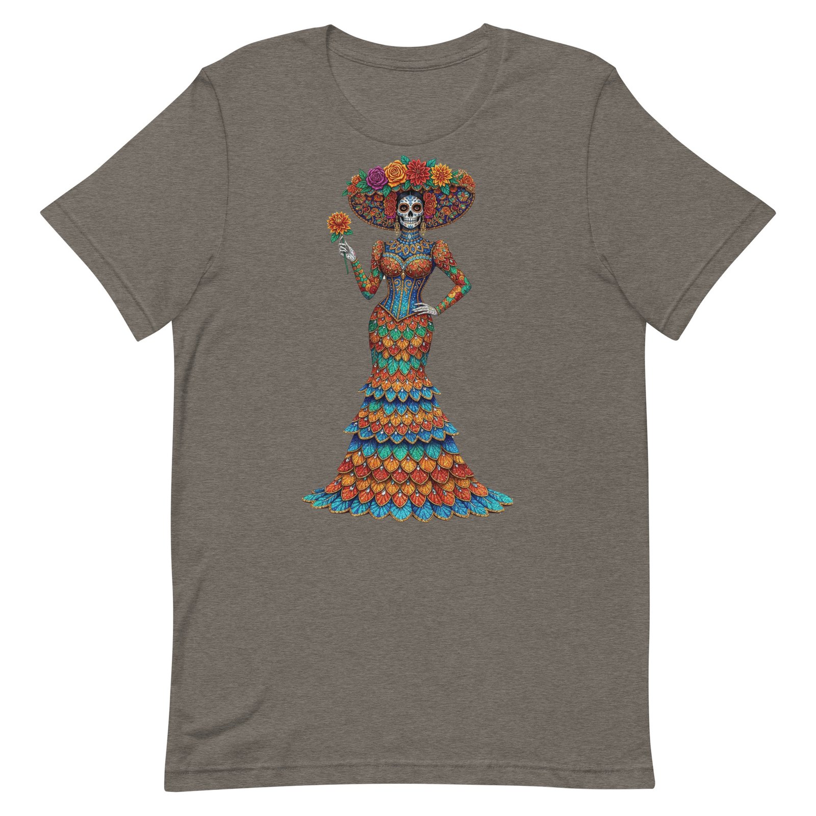 Catrina Dia de los Muertos Unisex t-shirt - Image 91