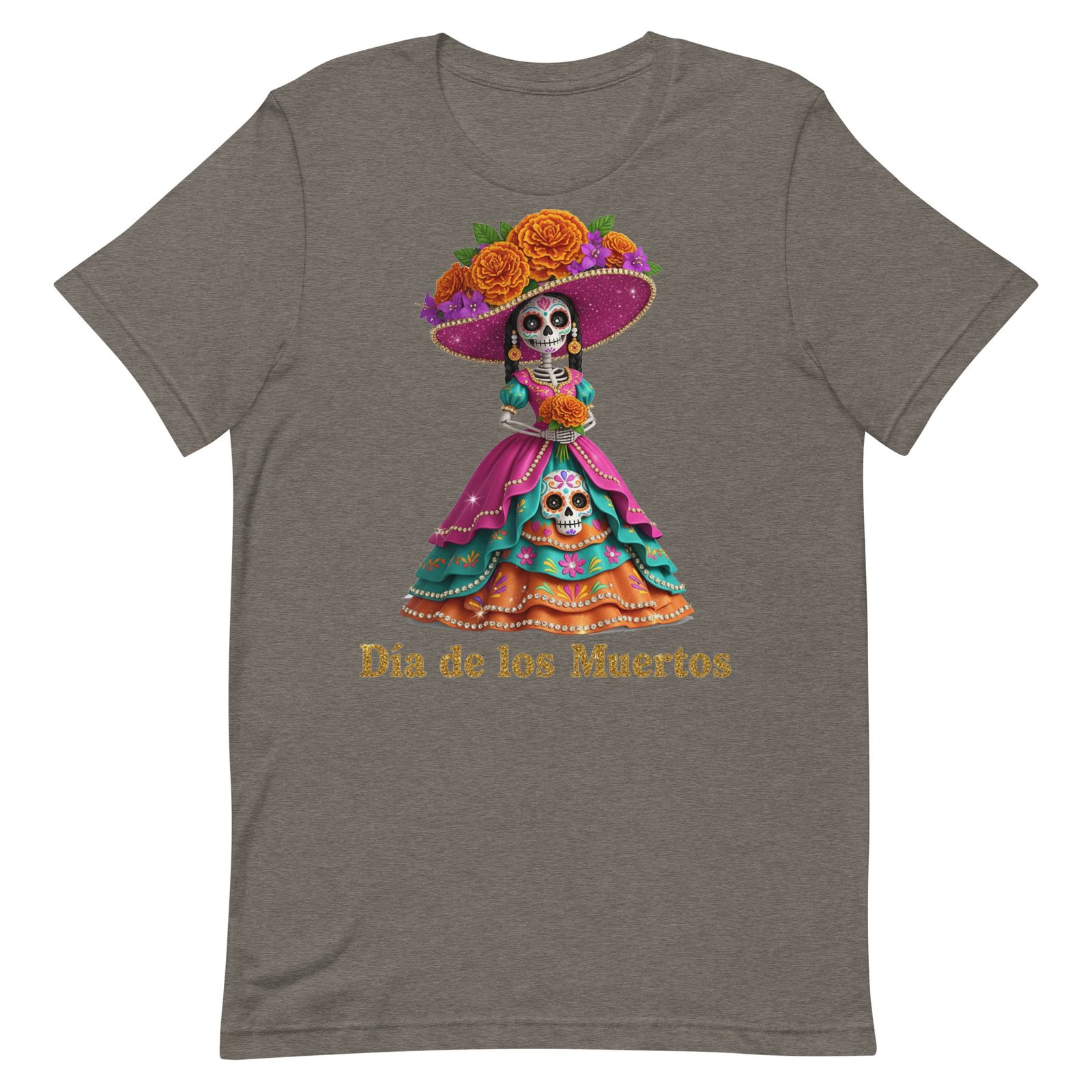 Dia de los Muertos Catrina Unisex t-shirt - Image 91
