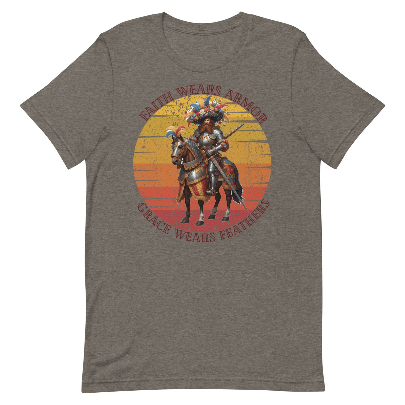 Armored and feathered Unisex t-shirt - Image 91