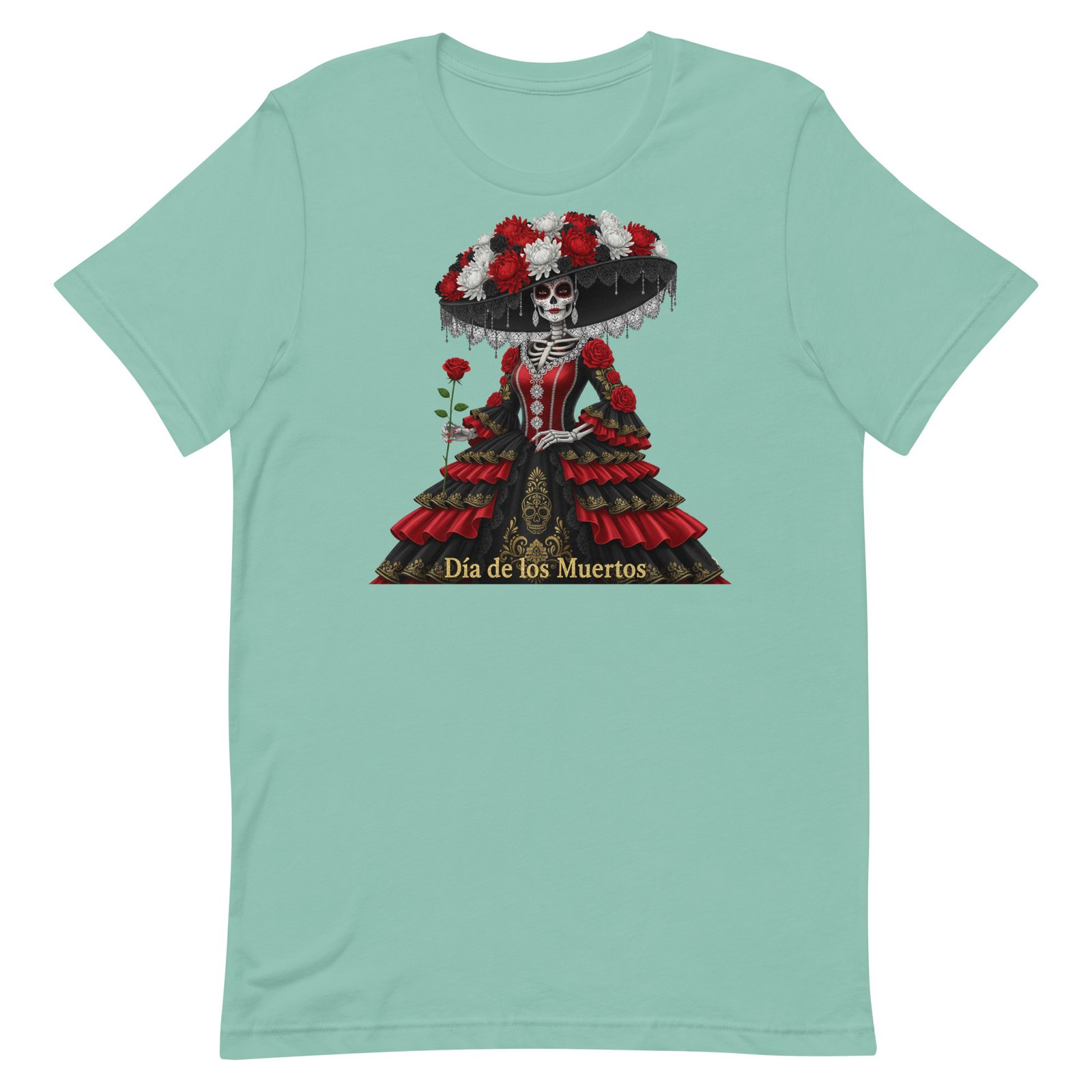Catrina Dia de los Muertos Unisex t-shirt - Image 16