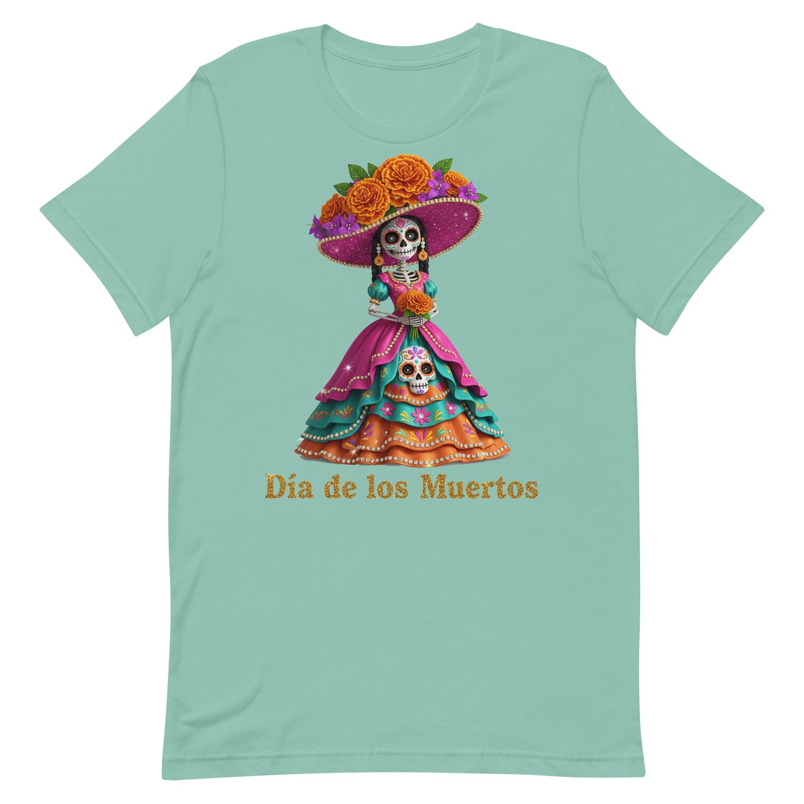 Dia de los Muertos Catrina Unisex t-shirt - Image 16