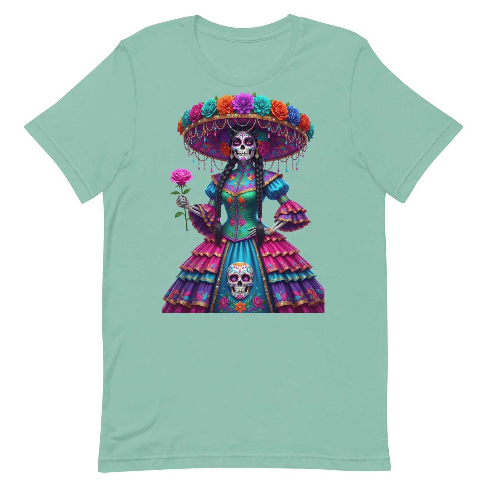 Catrina Dia de los Muertos Unisex t-shirt - Image 16