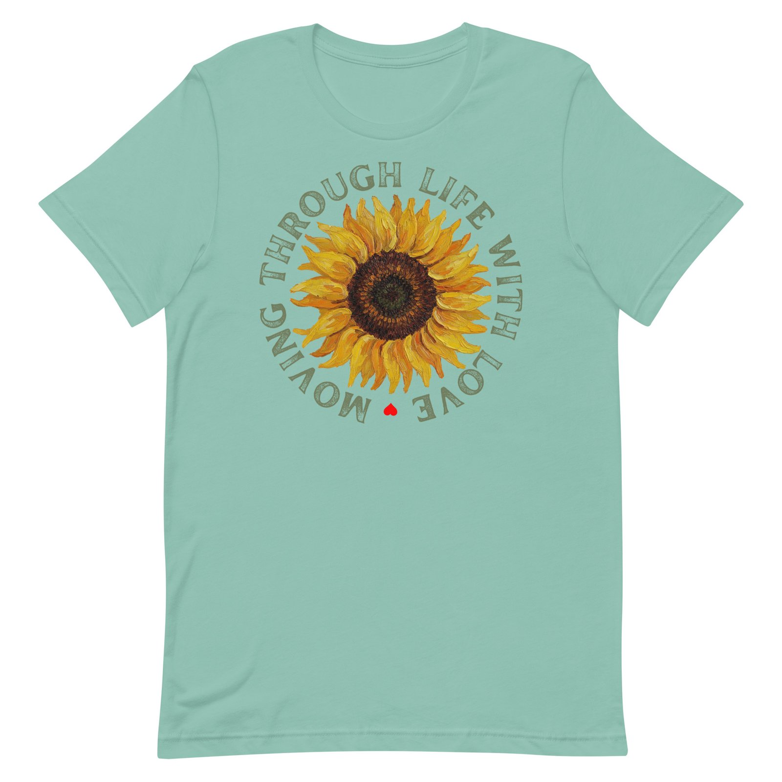 Moving through life with love Unisex t-shirt - Image 16