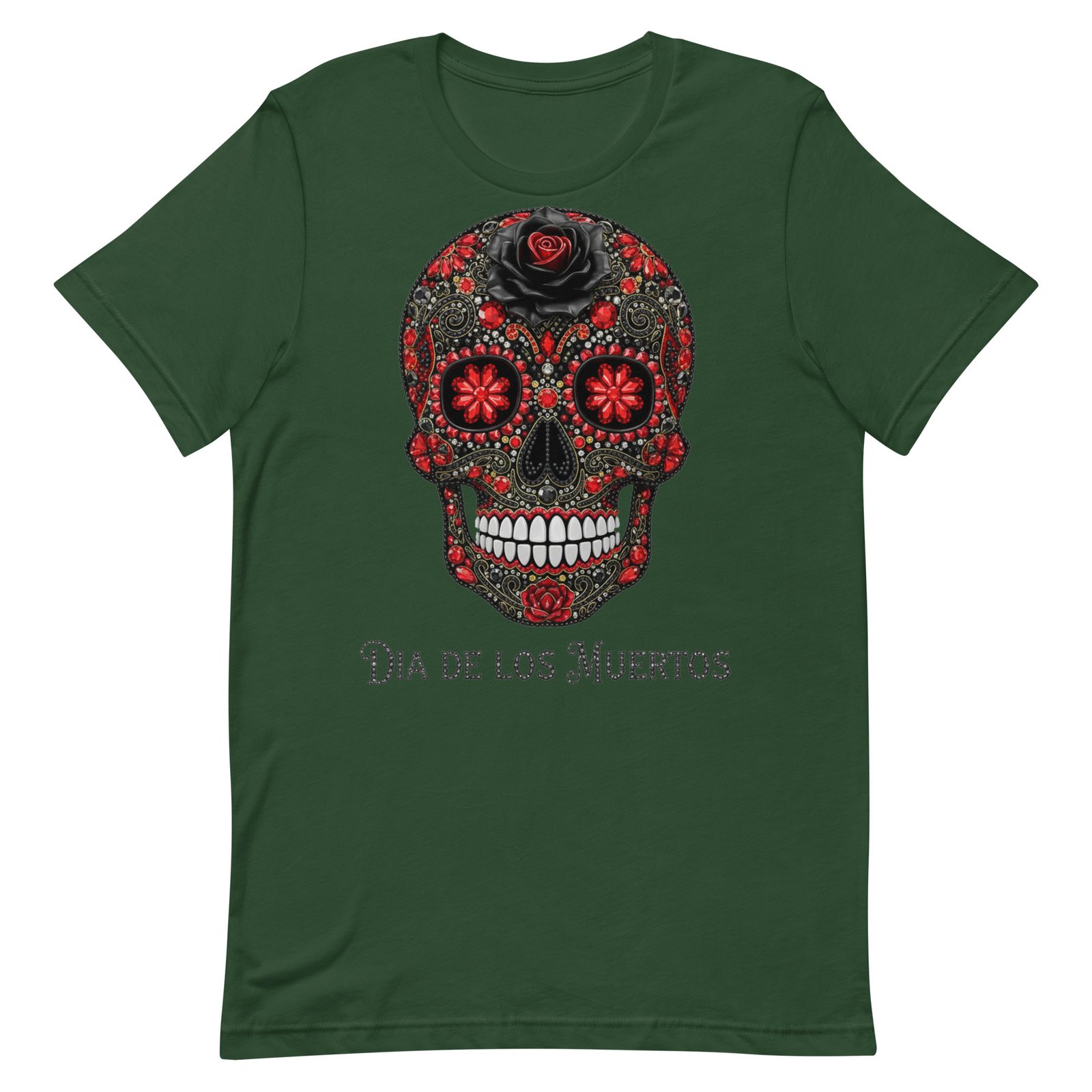 Dia de los Muertos Skull Unisex t-shirt - Image 17