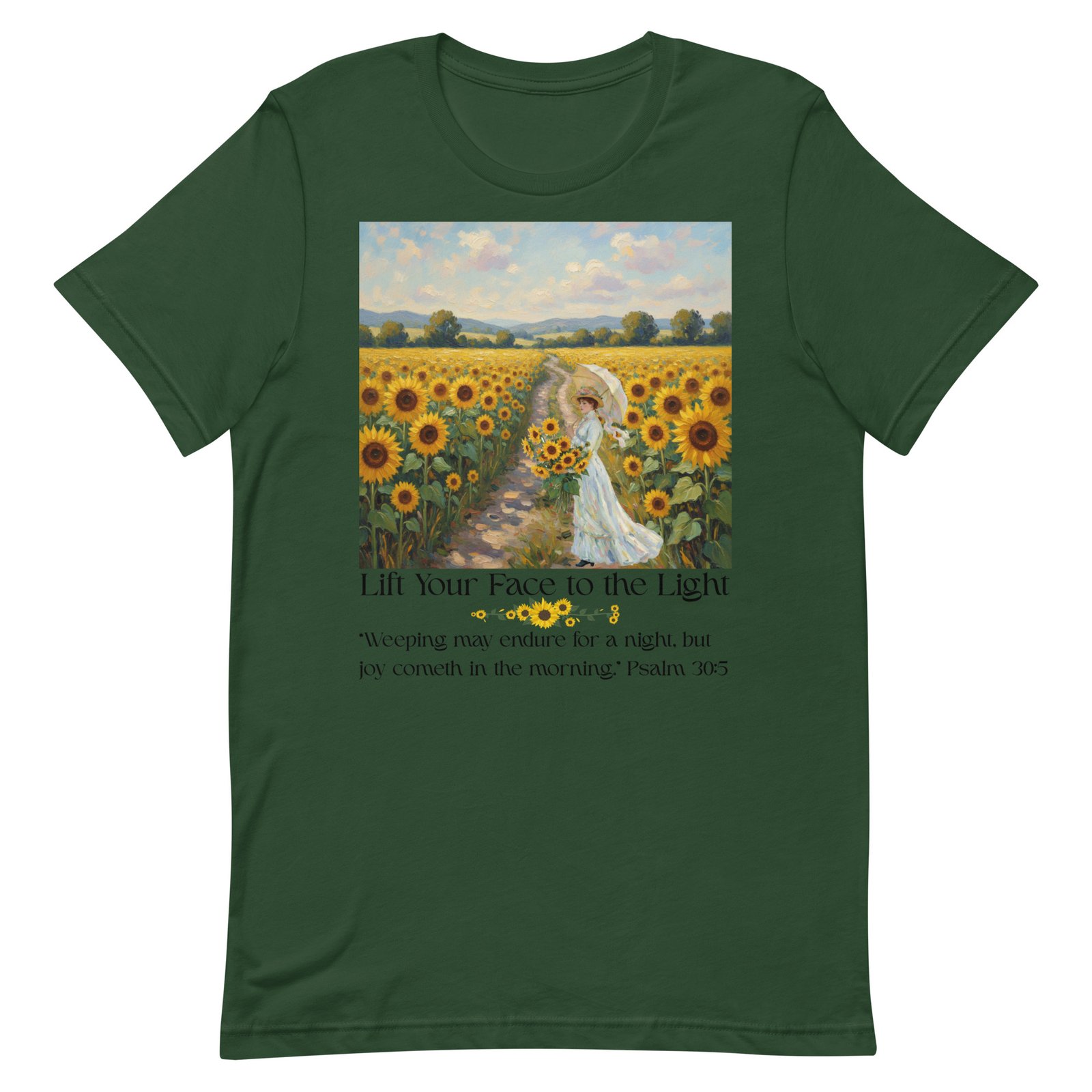 Lift your face to the light-Unisex t-shirt - Image 17